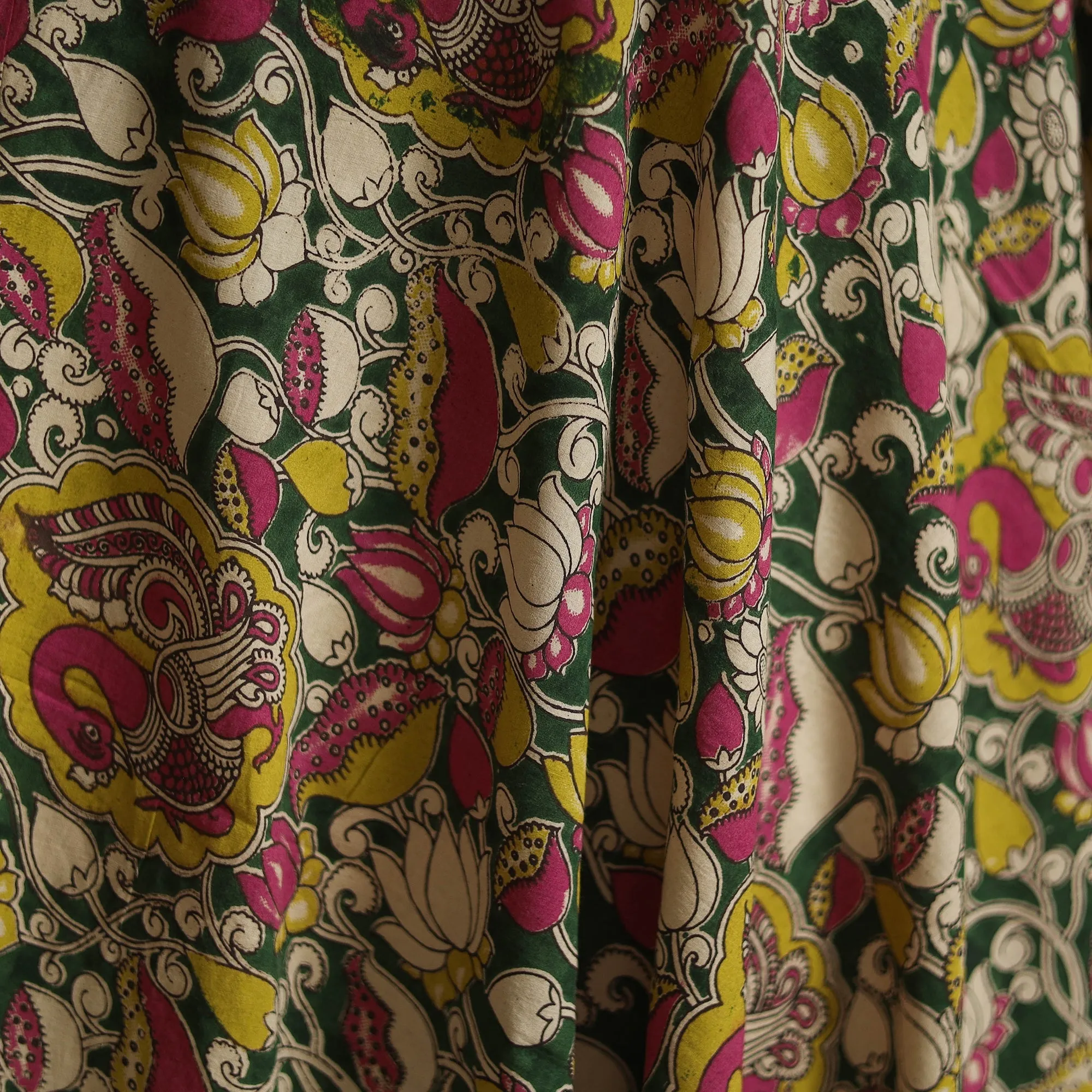 Multicolor - Printed Cotton Kalamkari Fabric 11 sold by Itokri product image thumbnail 3