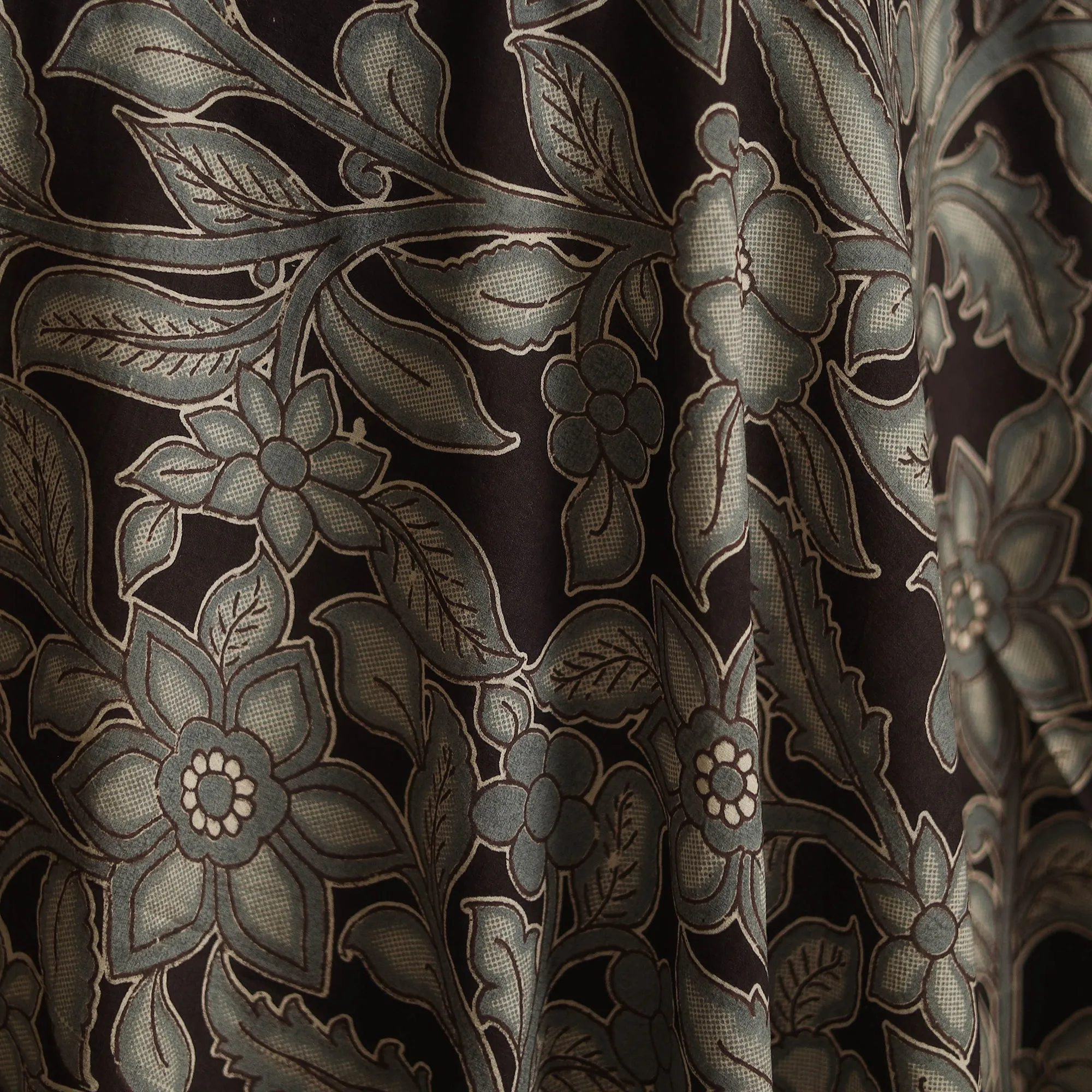 Black - Printed Cotton Kalamkari Fabric 21 sold by Itokri product image thumbnail 3