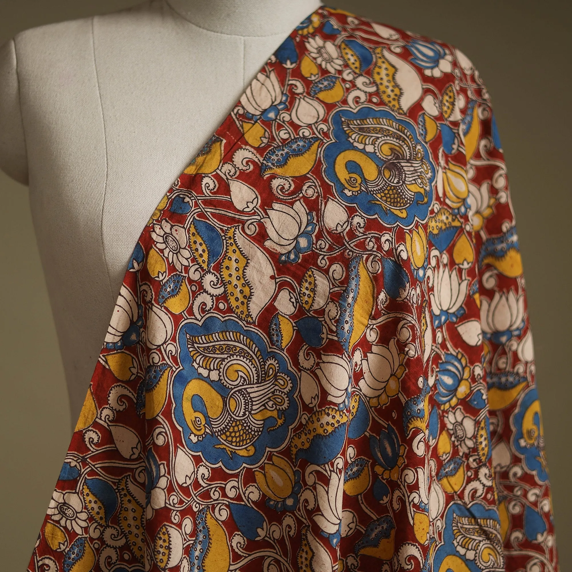 Multicolor - Printed Cotton Kalamkari Fabric 27 sold by Itokri product image thumbnail 2