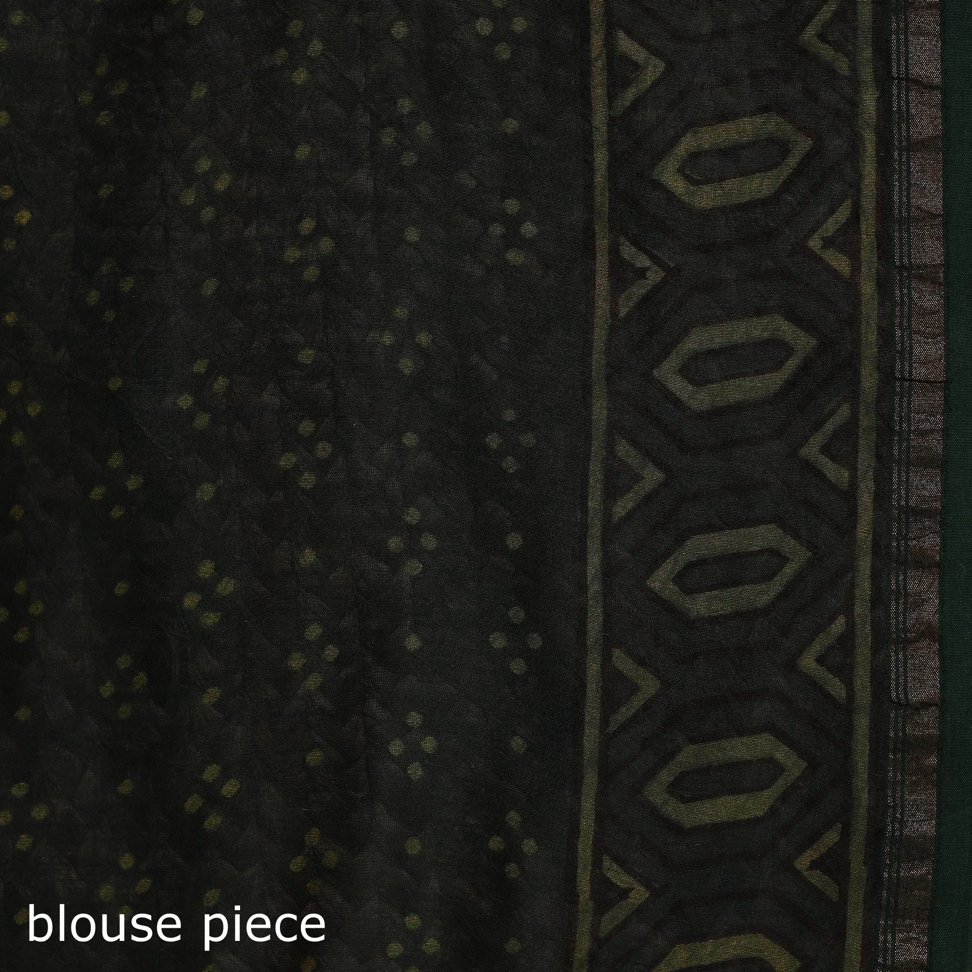 Hand Block Print Natural Dyed Chanderi Silk Akola Saree 24 sold by Itokri product image thumbnail 5