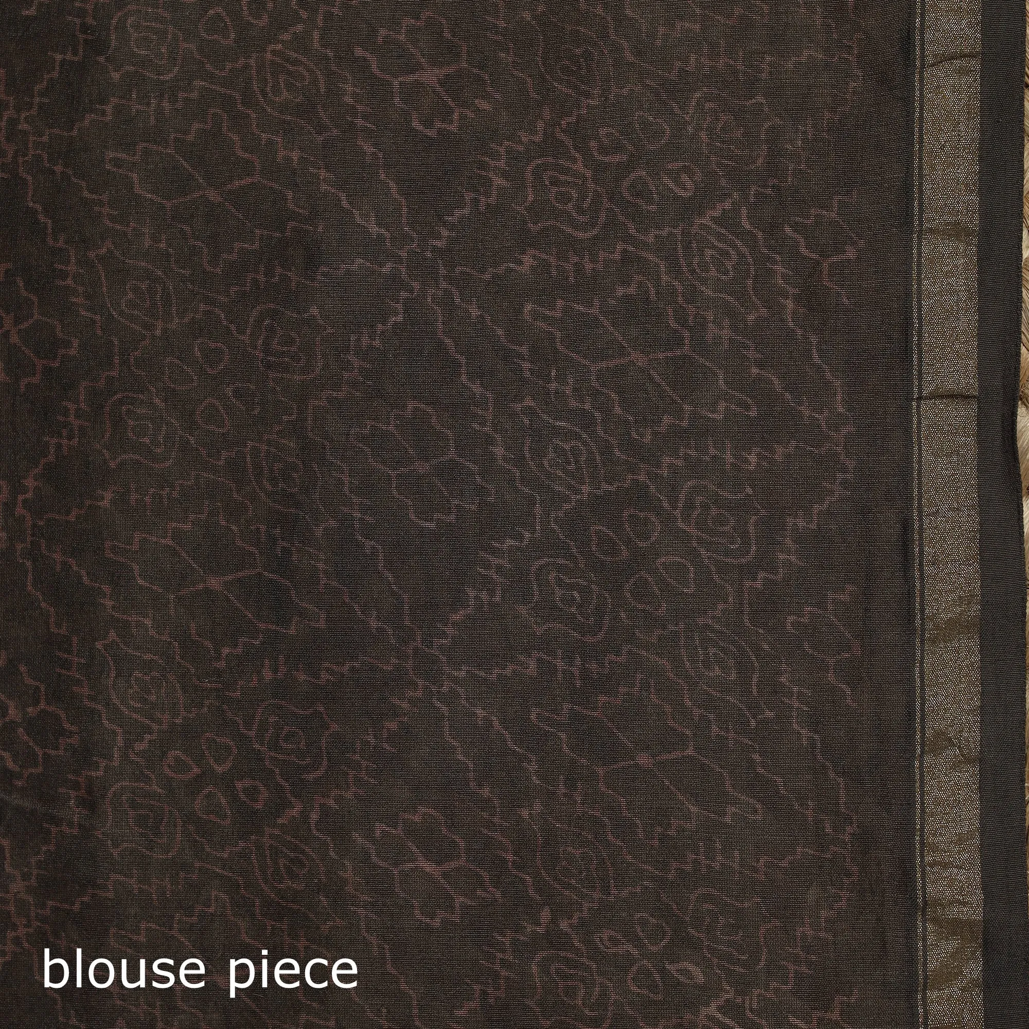 Hand Block Print Natural Dyed Chanderi Silk Akola Saree 07 sold by Itokri product image thumbnail 5