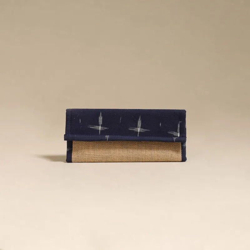 Handcrafted Ikat Fabric Jute Clutch / Wallet by Chhoti Si Asha 13 made by Itokri