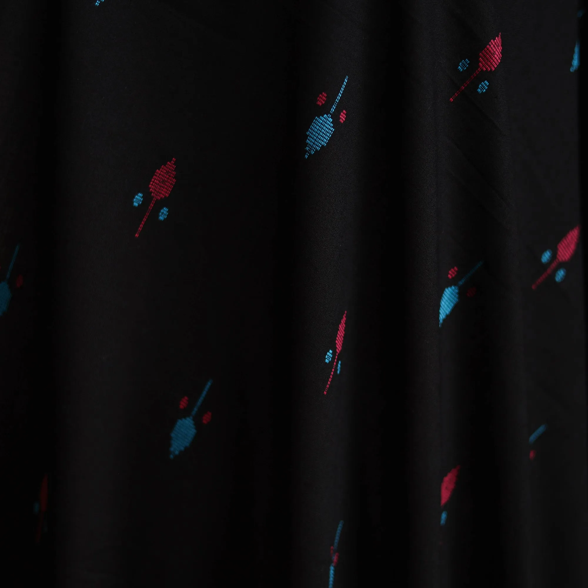 Black - Prewashed Cotton Jacquard Fabric 12 sold by Itokri product image thumbnail 3