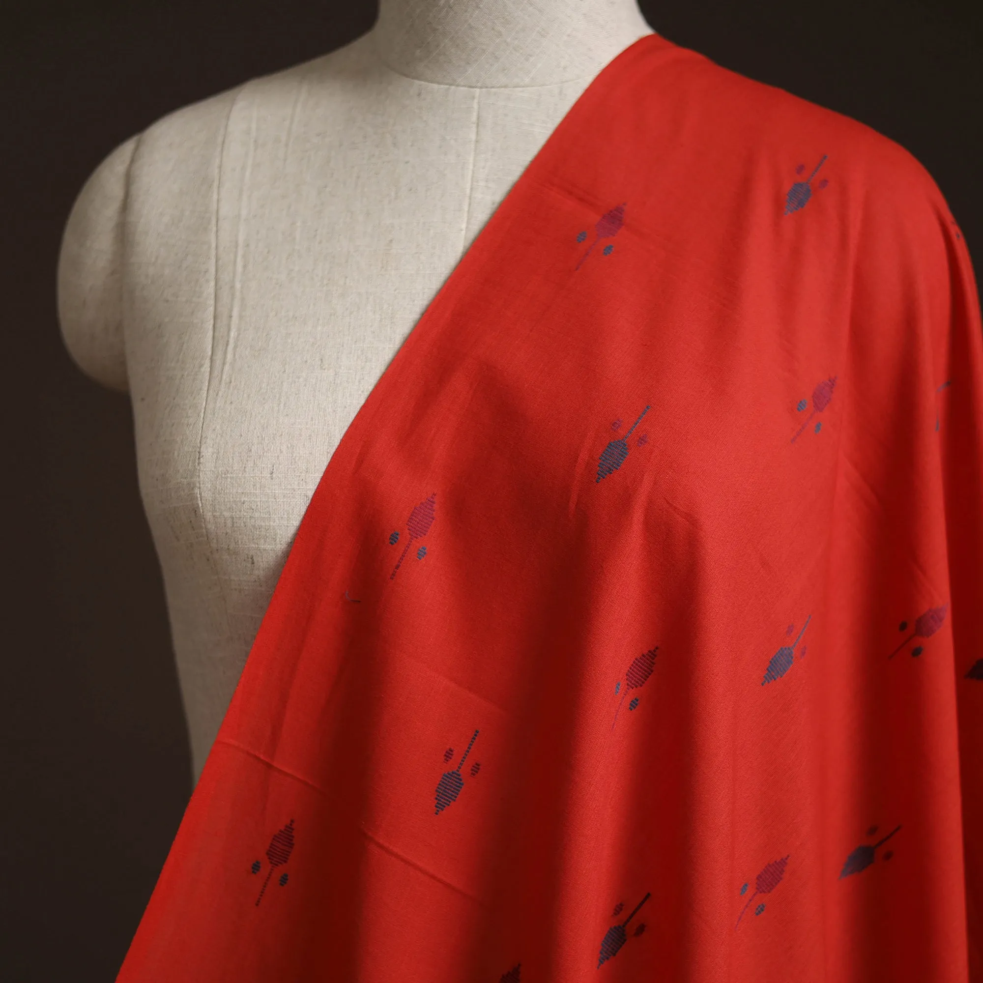 Red - Prewashed Cotton Jacquard Fabric 11 sold by Itokri product image thumbnail 2