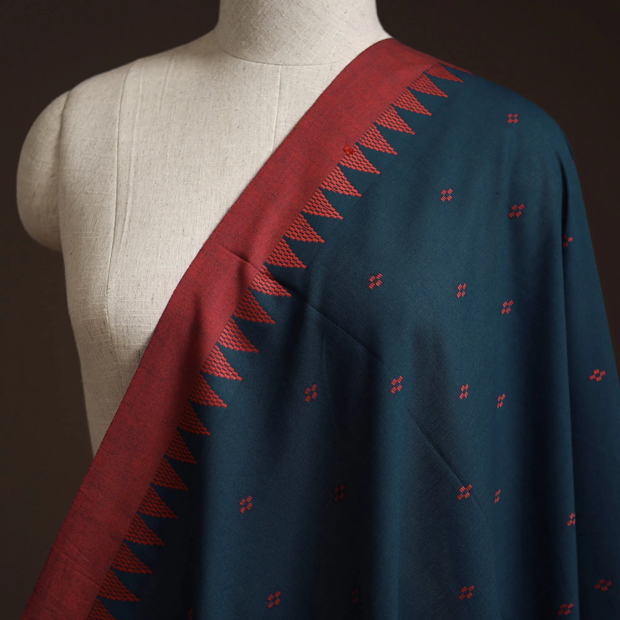 Blue - Prewashed Cotton Jacquard Fabric 39 sold by Itokri product image thumbnail 2