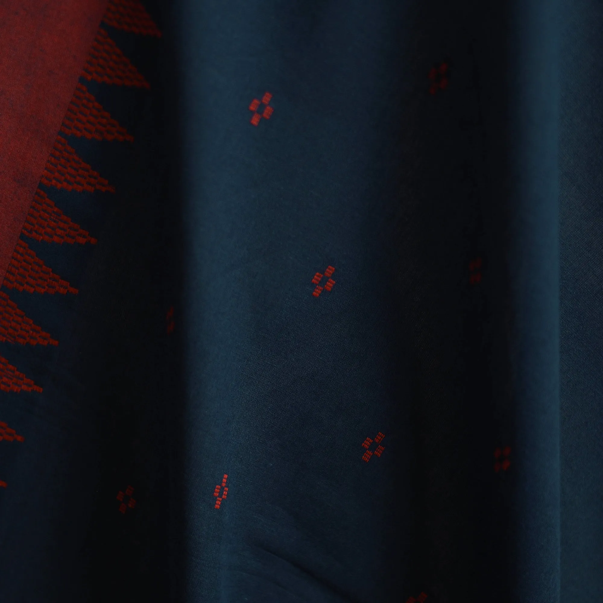 Blue - Prewashed Cotton Jacquard Fabric 39 sold by Itokri product image thumbnail 3