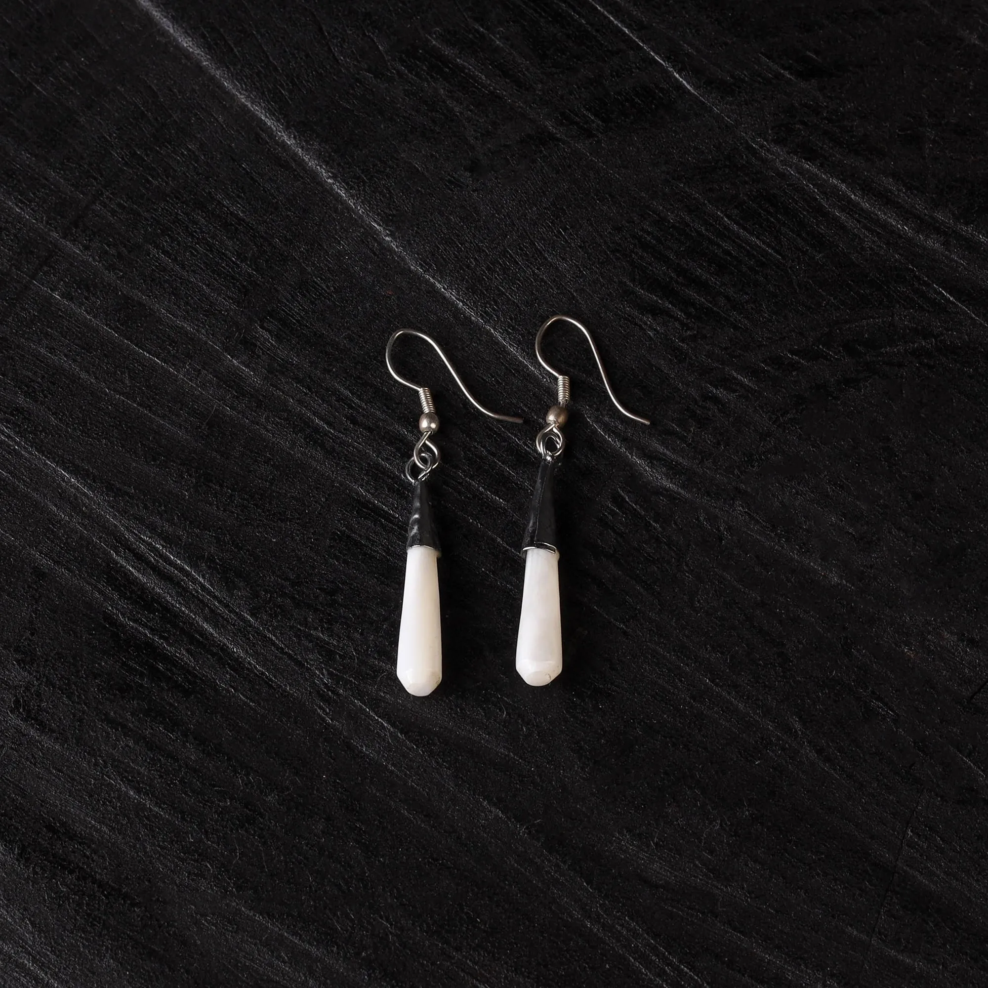 White - Handcrafted Seashell Earrings 39 sold by Itokri