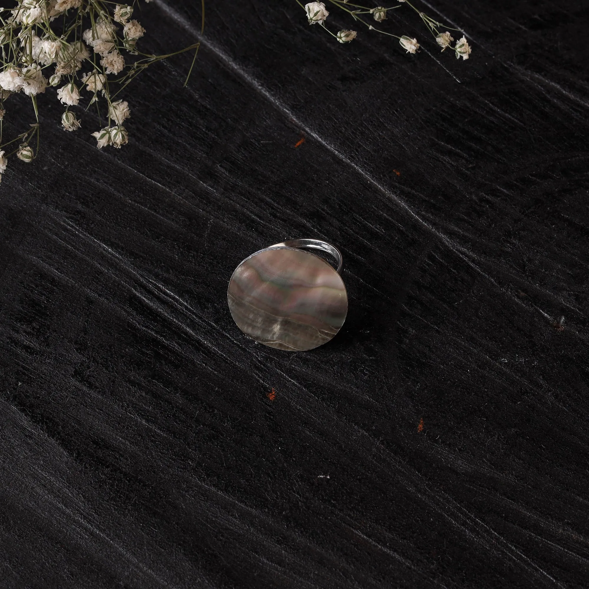 Brown - Handcrafted Seashell Ring (Adjustable) 25 sold by Itokri