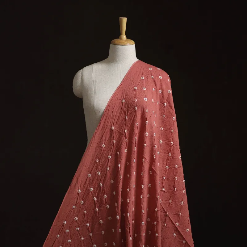 Kutch Tie-Dye Pure Mul Cotton Bandhani Fabric 15 made by Itokri