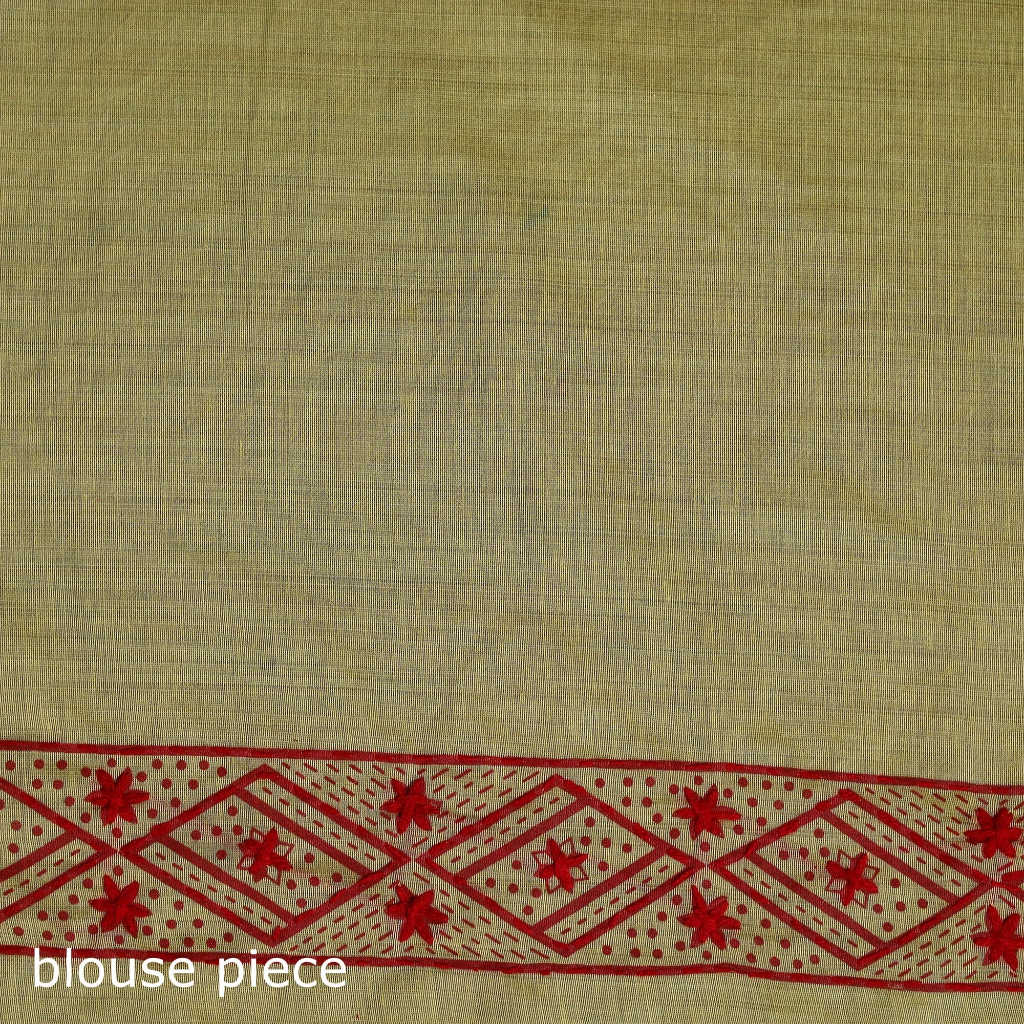 Bengal Kantha Hand Embroidery Silk Cotton Chapa Work Saree 20 sold by Itokri product image thumbnail 5