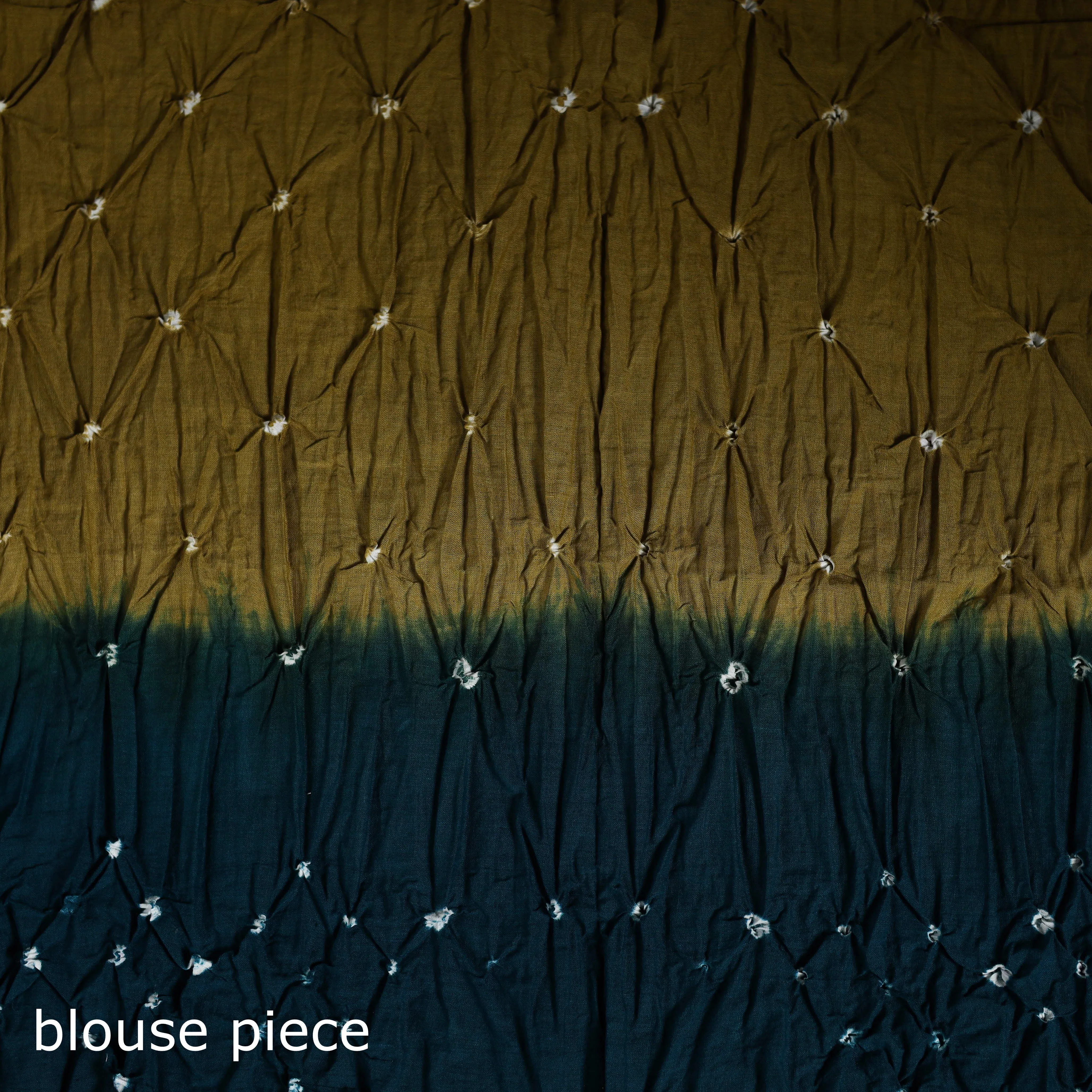 Kutch Bandhani Tie-Dye Cotton Saree with Blouse Piece 34 sold by Itokri product image thumbnail 5