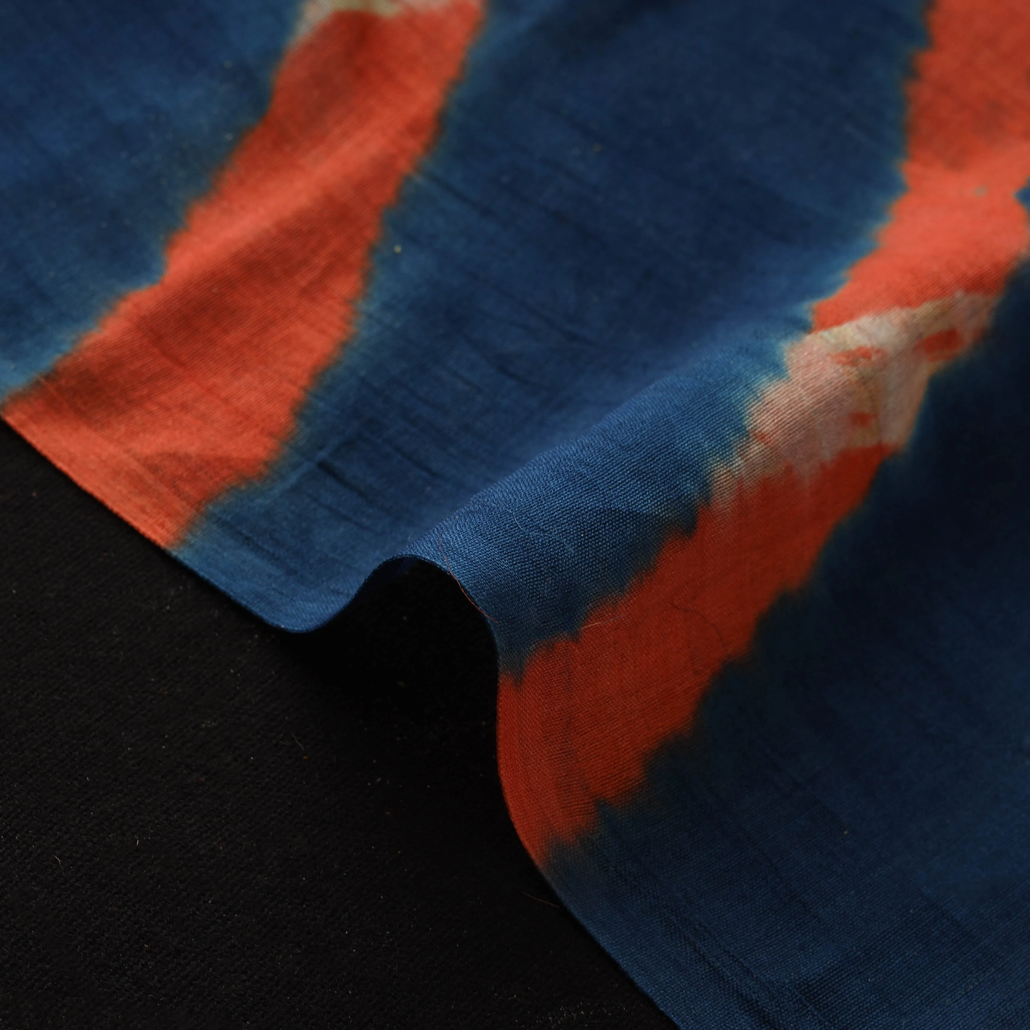 Blue - Mothra Leheriya Tie-Dye Chanderi Silk Fabric 17 sold by Itokri product image thumbnail 4