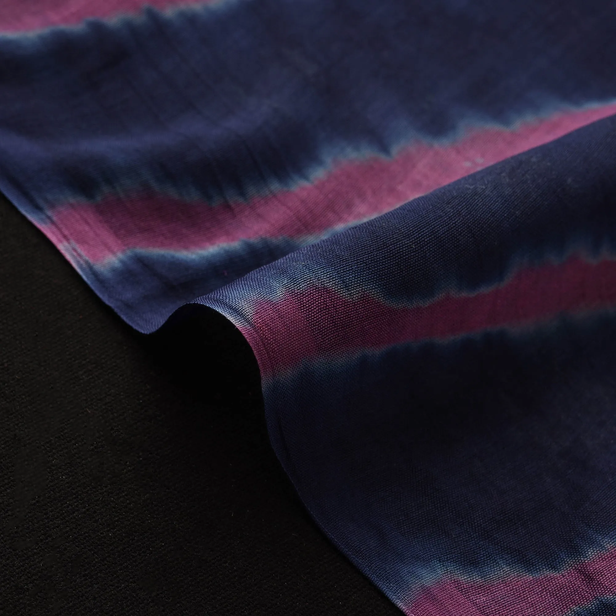 Blue - Leheriya Tie-Dye Chanderi Silk Fabric 02 sold by Itokri product image thumbnail 4
