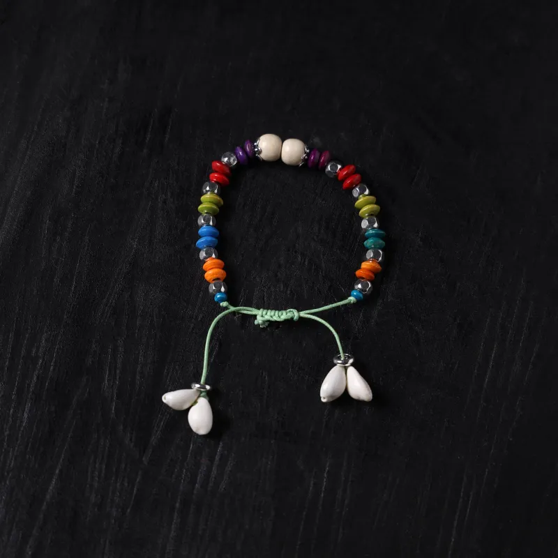 Handcrafted Wooden Bead GS Bracelet 07 made by Itokri