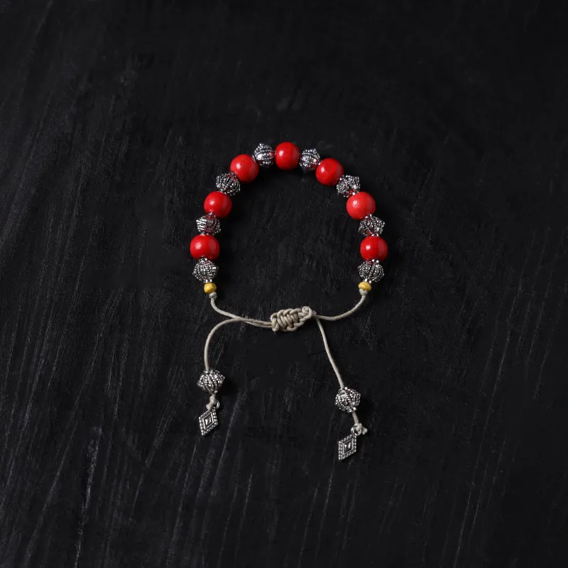 Handcrafted Wooden Bead GS Bracelet 05 made by Itokri