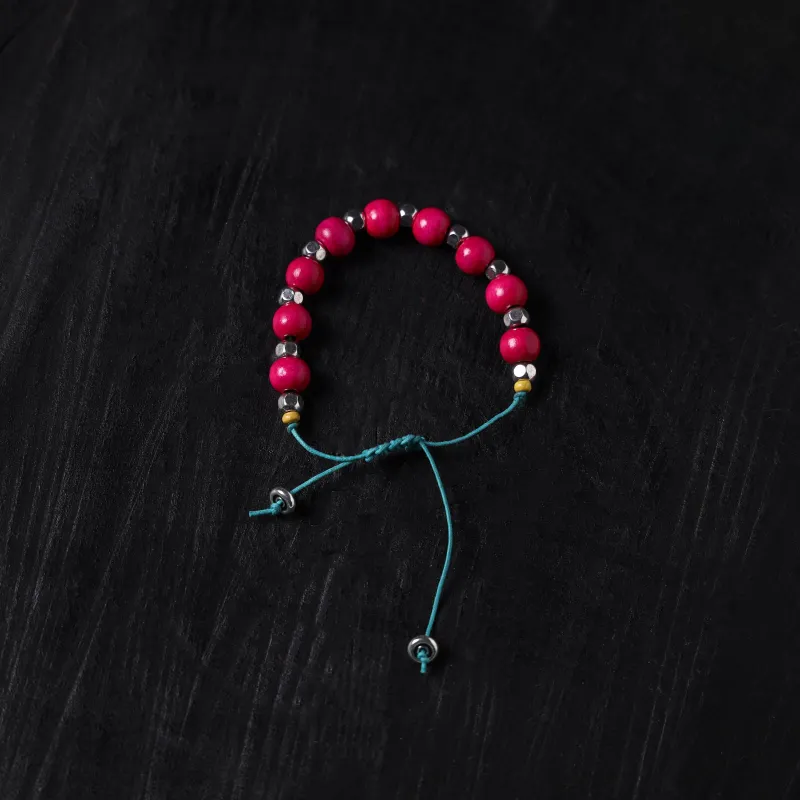 Handcrafted Wooden Bead GS Bracelet 10 made by Itokri