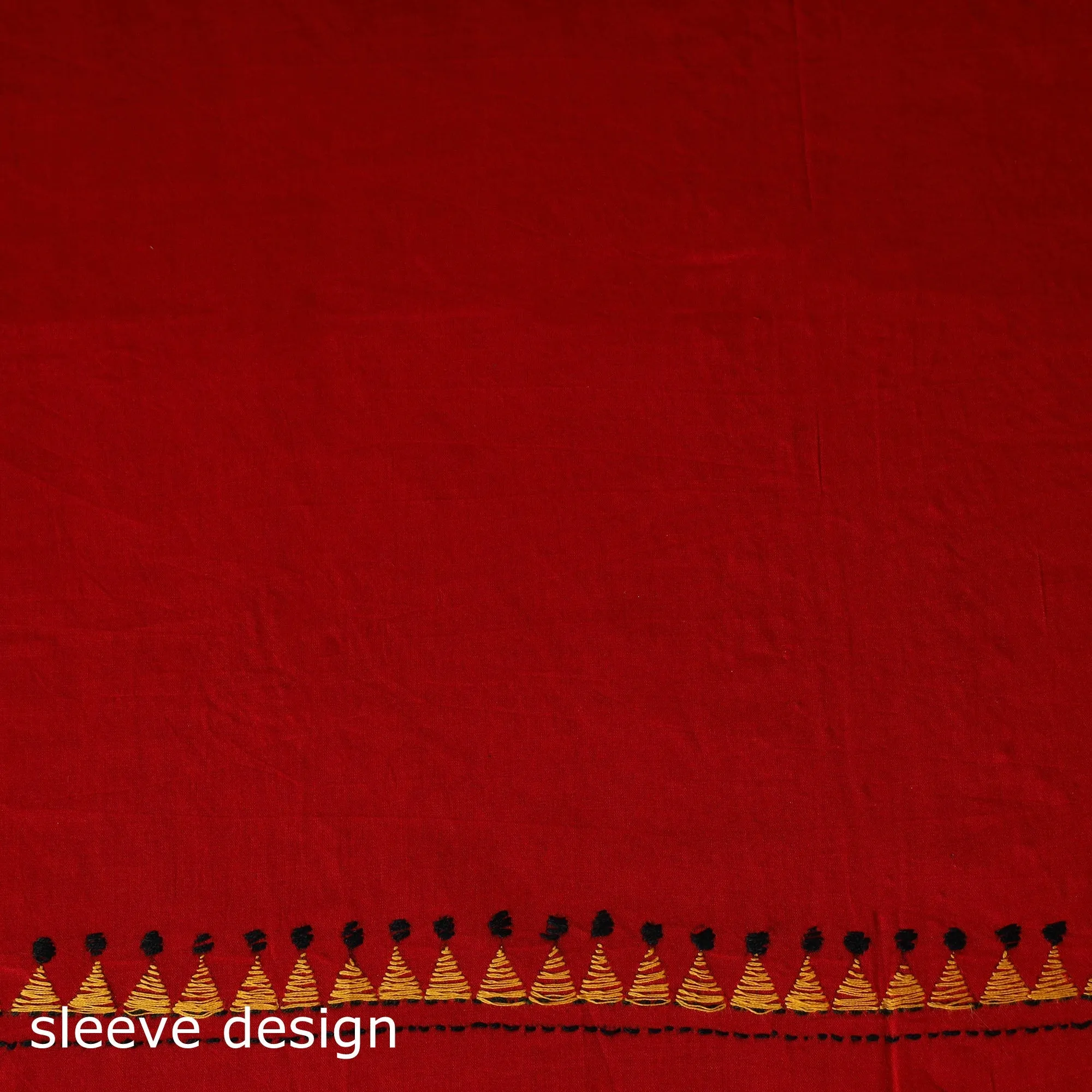 Bengal Nakshi Kantha Hand Embroidered Cotton Unstitched Kurta Material (2.7M) 18 sold by Itokri product image thumbnail 5