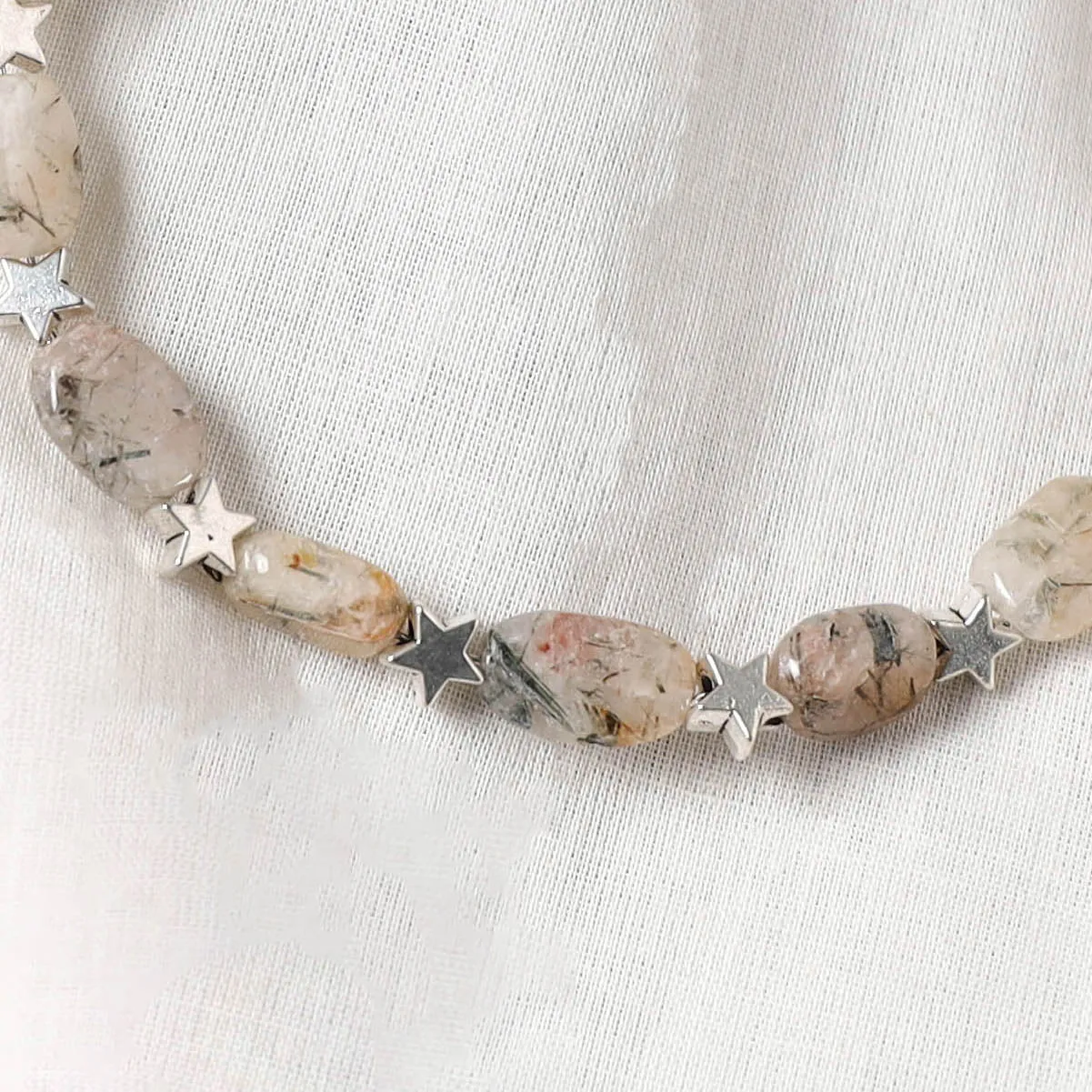 Brown - Handcrafted Stone Work GS Anklet 06 sold by Itokri product image thumbnail 3