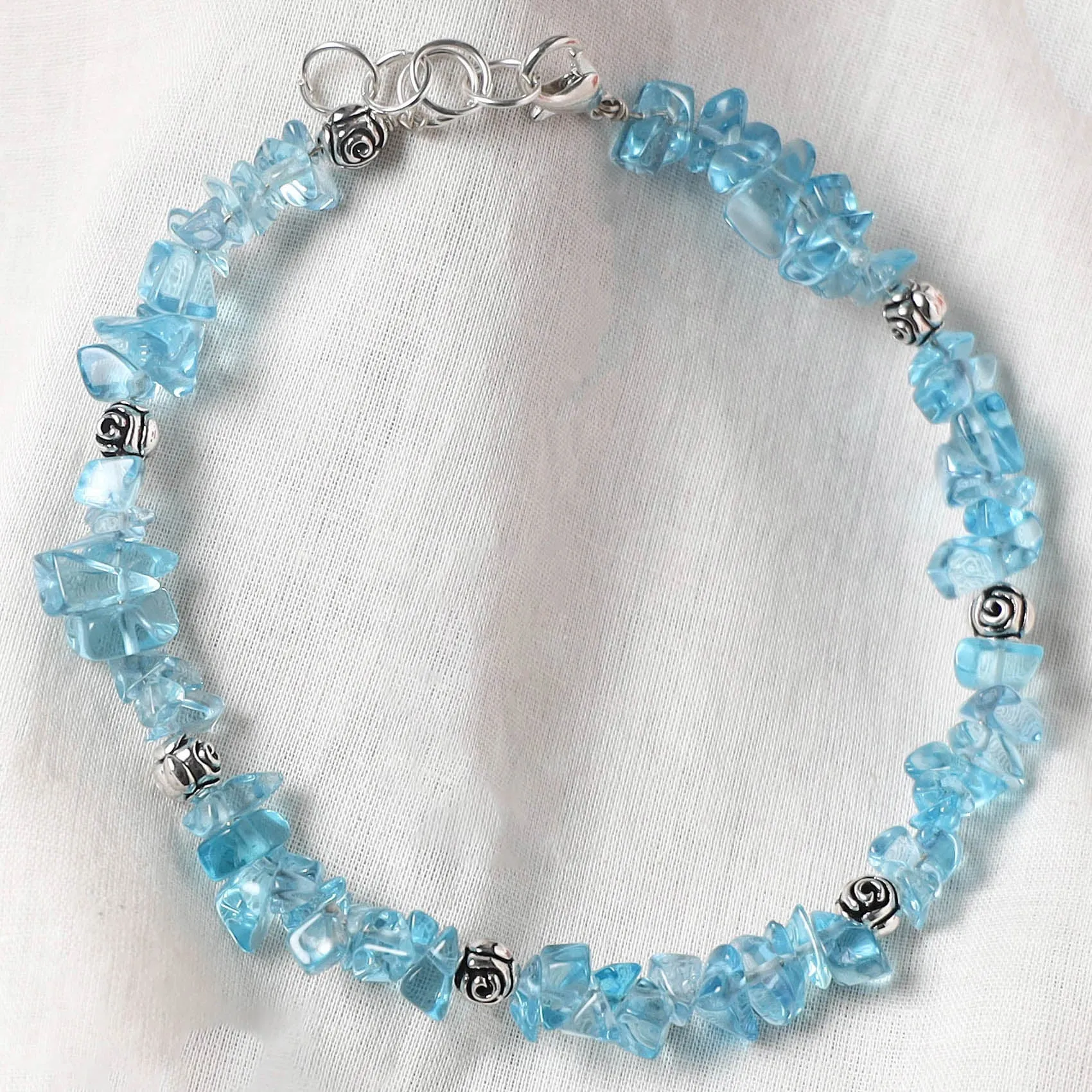 Handcrafted Stone Work GS Anklet 18 sold by Itokri product image thumbnail 2