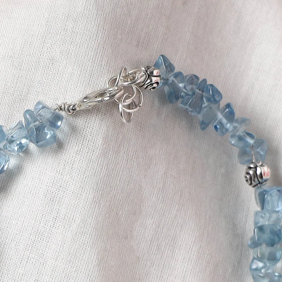 Blue - Handcrafted Stone Work GS Anklet 17 sold by Itokri product image thumbnail 4