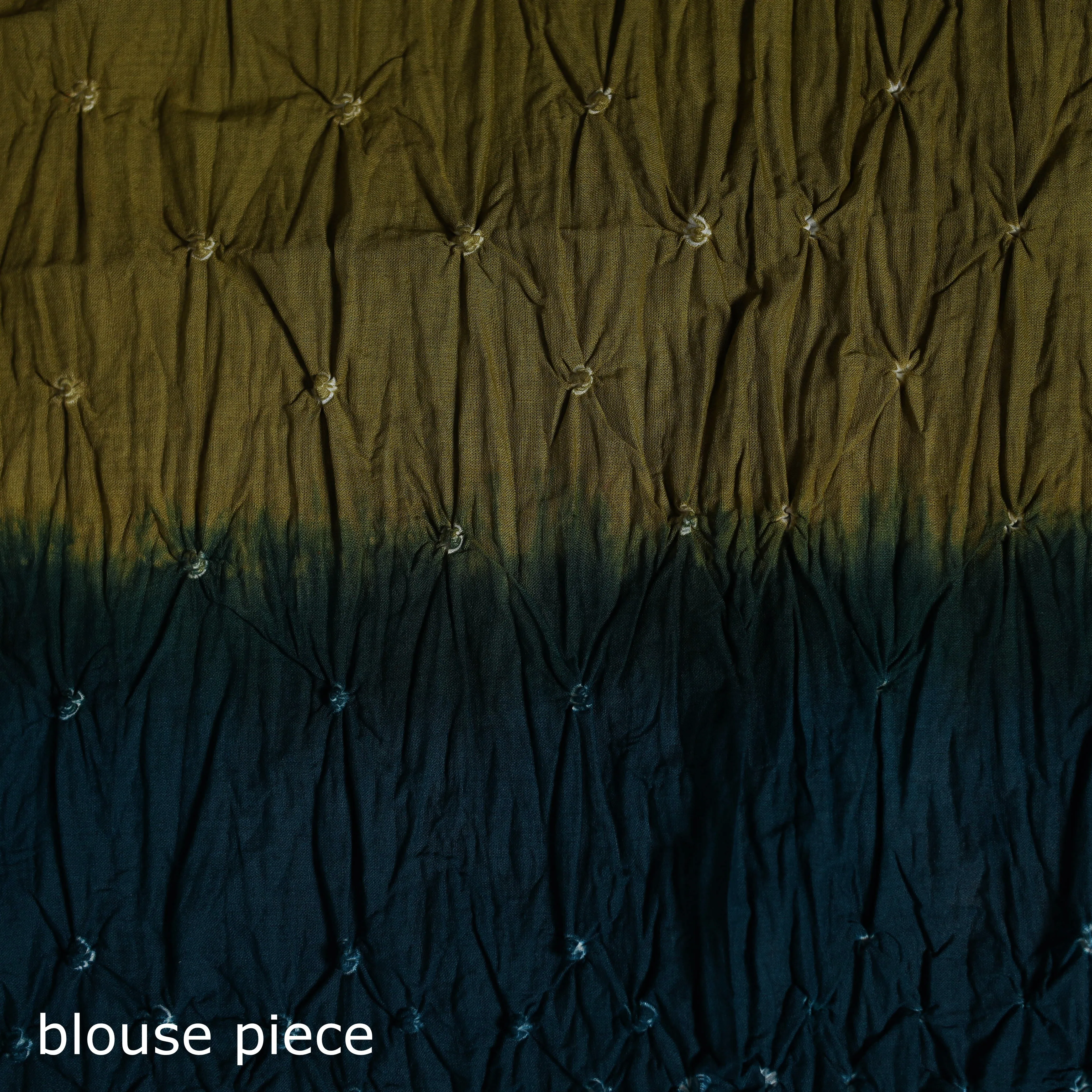 Kutch Tie-Dye Bandhani Cotton Saree with Blouse Piece 04 sold by Itokri product image thumbnail 5