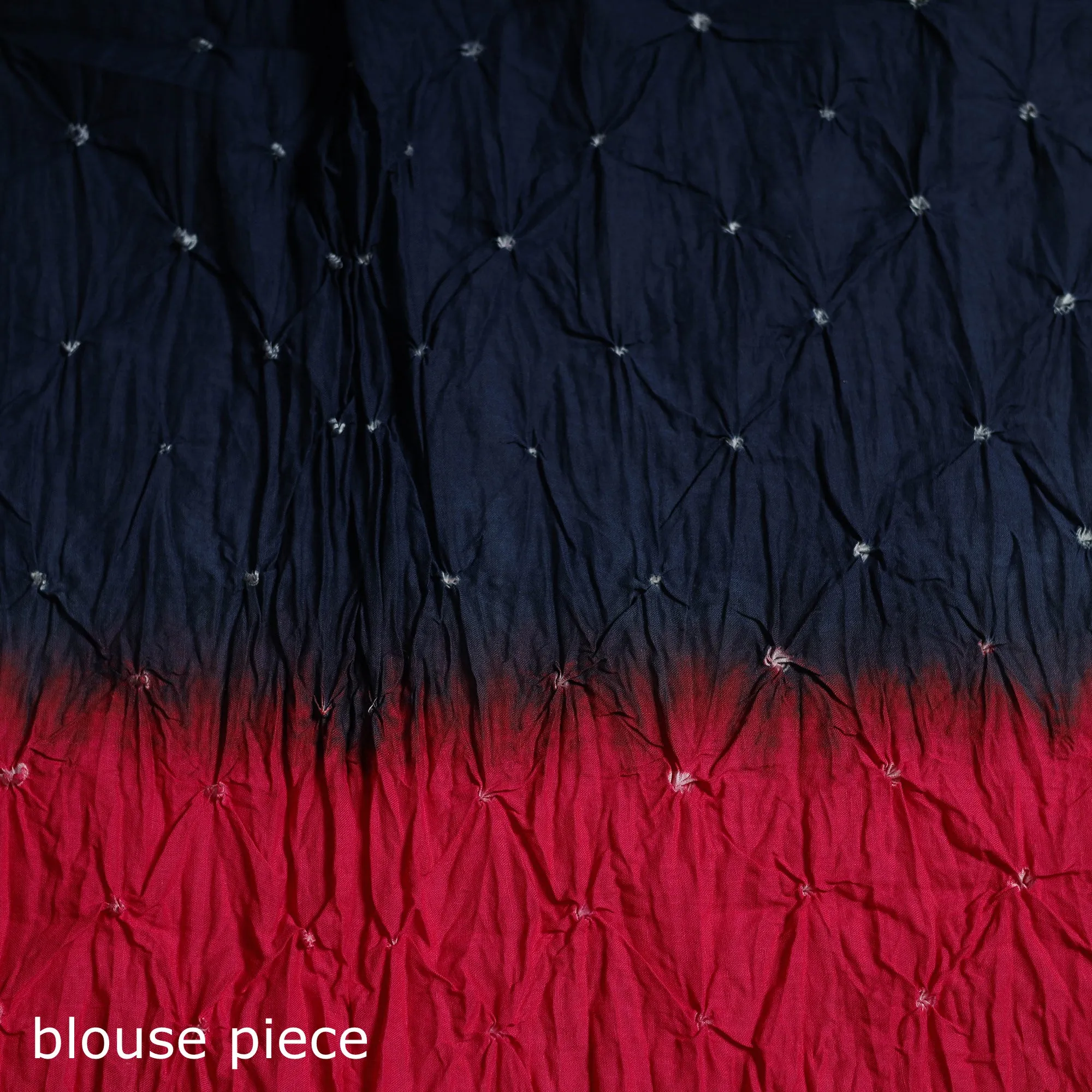 Kutch Tie-Dye Bandhani Cotton Saree with Blouse Piece 09 sold by Itokri product image thumbnail 5