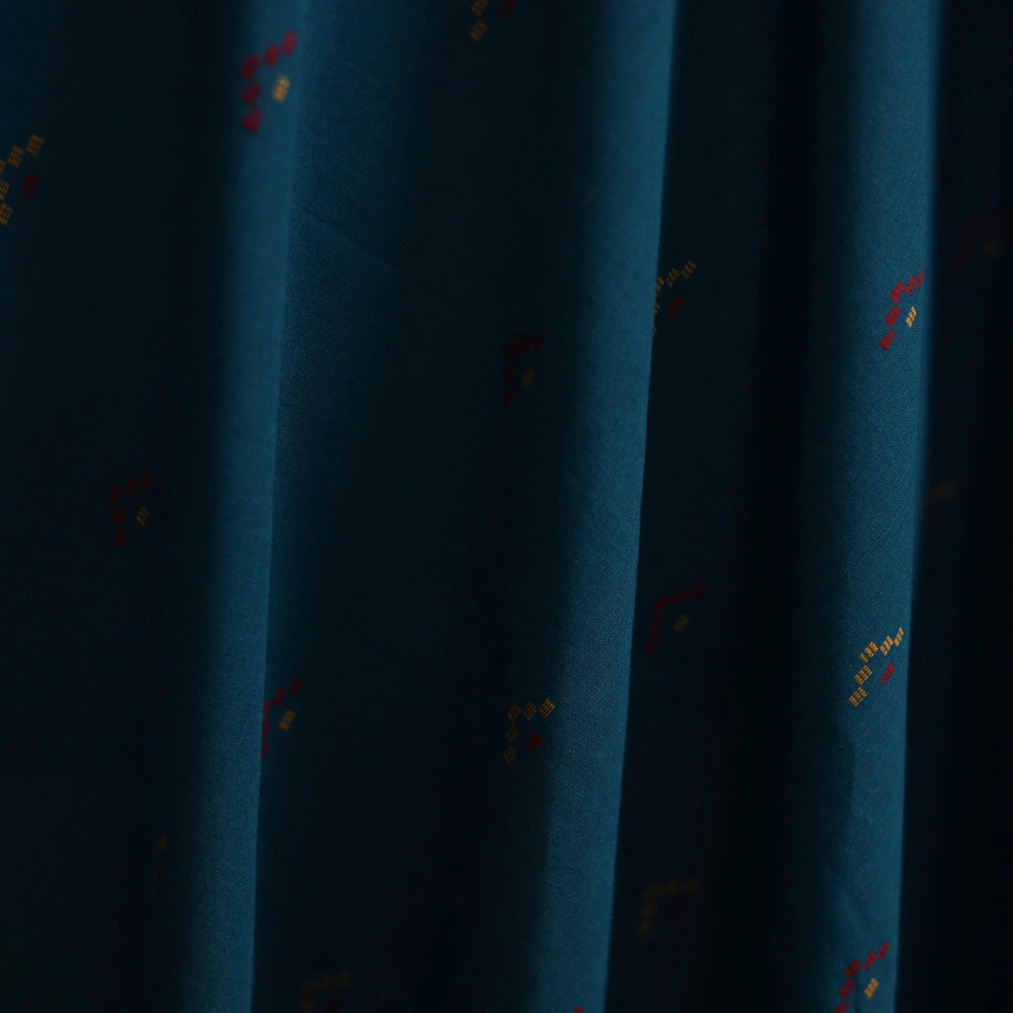 Blue - Prewashed Cotton Jacquard Fabric 16 sold by Itokri product image thumbnail 3
