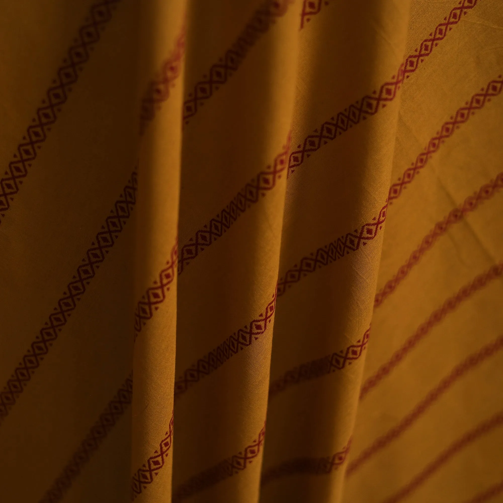 Yellow - Prewashed Cotton Jacquard Fabric 12 sold by Itokri product image thumbnail 3