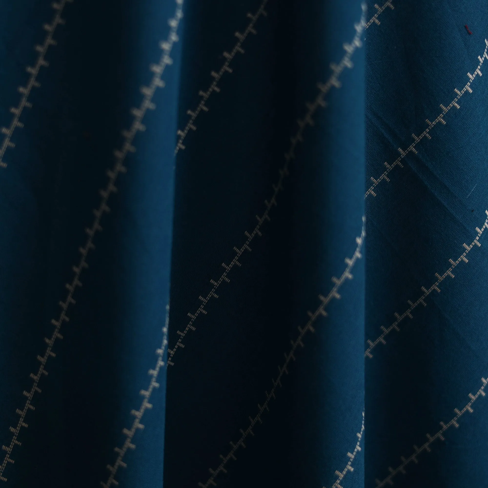 Blue - Prewashed Cotton Jacquard Fabric 06 sold by Itokri product image thumbnail 3