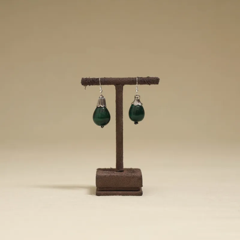 Green - Channapatna Handcrafted Wooden Earrings 32 made by Itokri