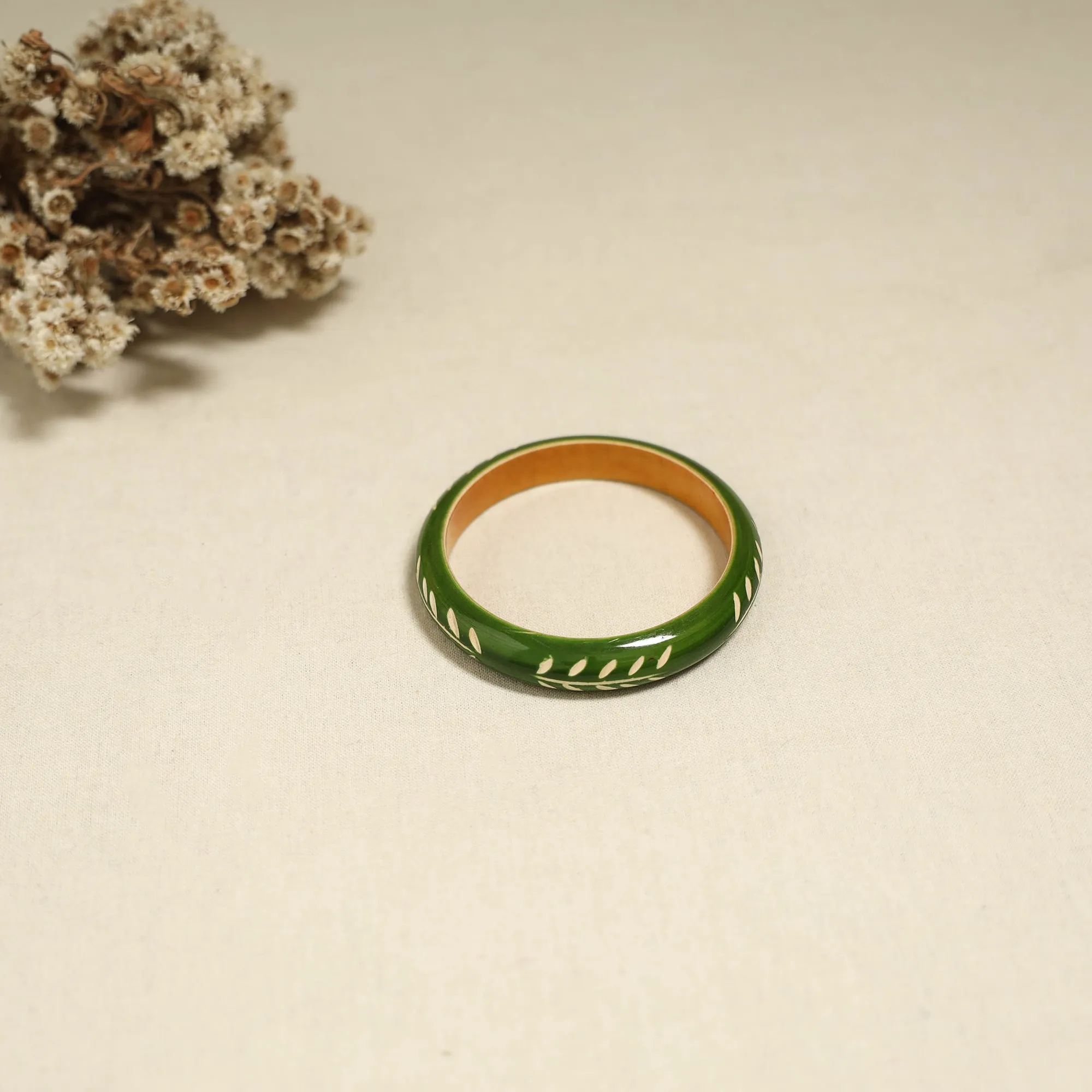 Green - Channapatna Handcrafted Wooden Bangle (Size - 2-8) 76 sold by Itokri