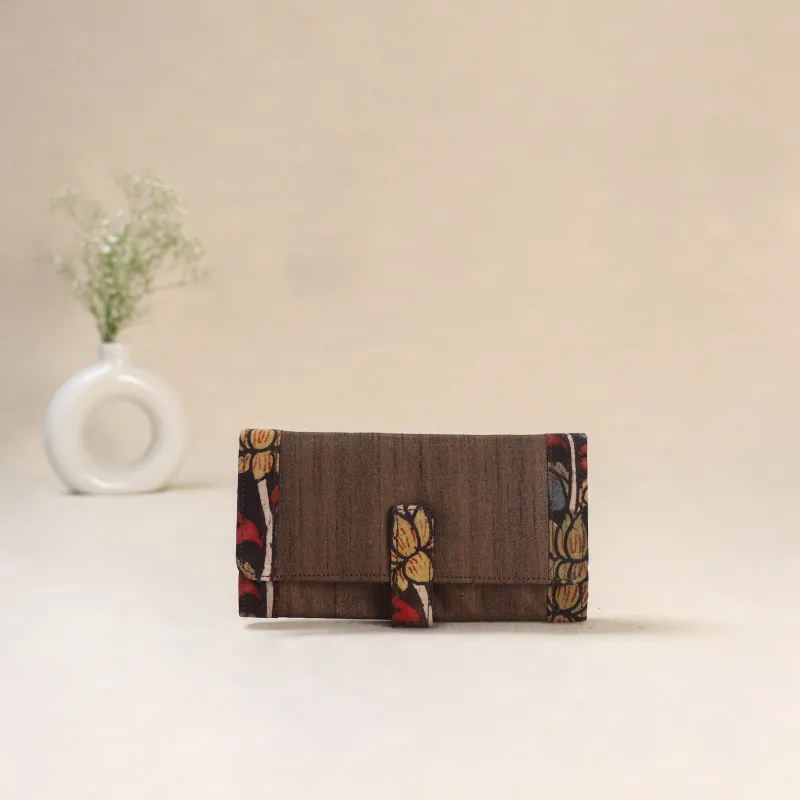 Srikalahasti Kalamkari Handpainted Clutch / Wallet 77 made by Itokri