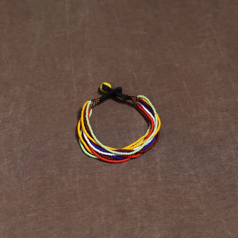 Multicolor - Bead Work Handmade Baiga Tribal Bracelet 39 made by Itokri