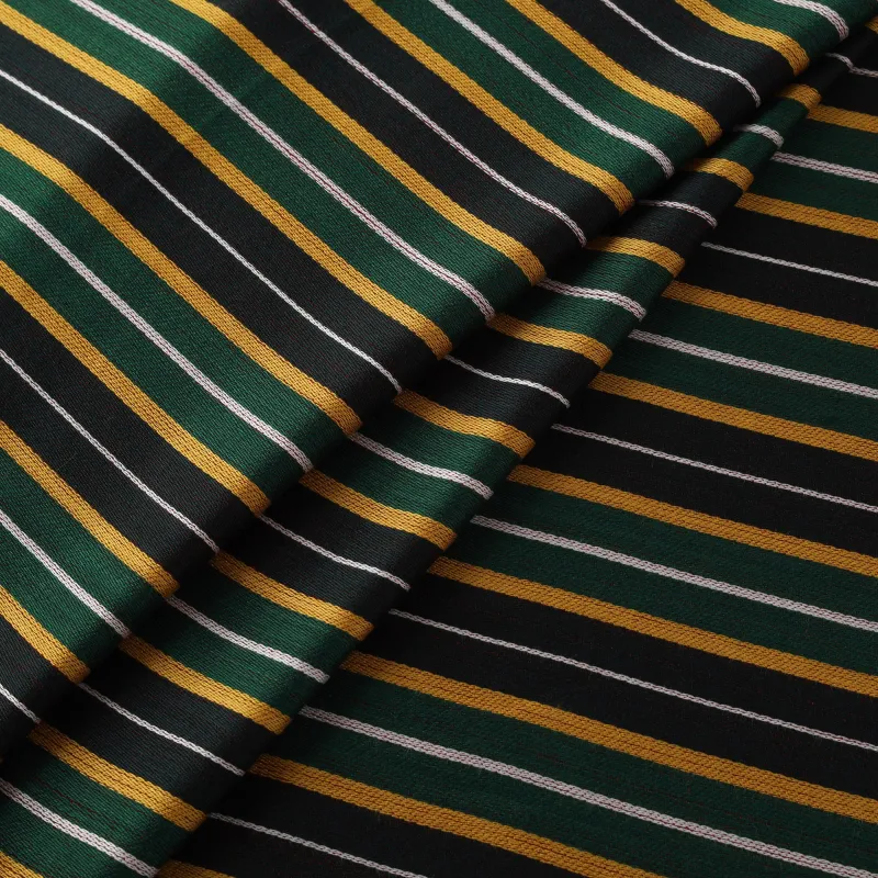 Pure Handloom Silk Cotton Mashru Fabric (Width - 22 in) 01 made by Khamir
