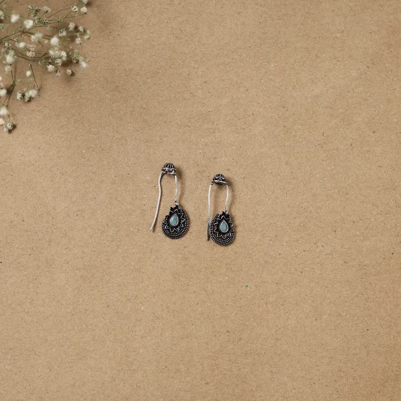 Black - German Silver Plated Ear-Cuff Bugatti / Bugadi Earrings 08 made by Itokri