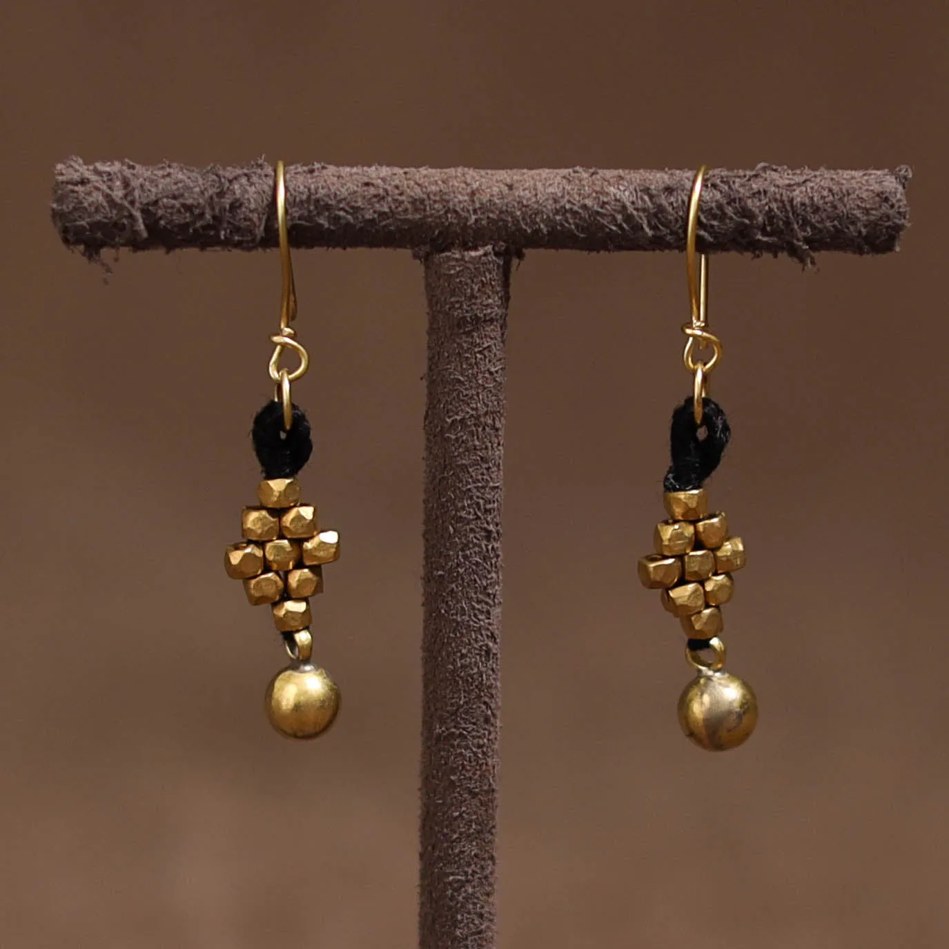 Tribal Odisha Dokra Threadwork Handmade Earrings 112 sold by Itokri product image thumbnail 2