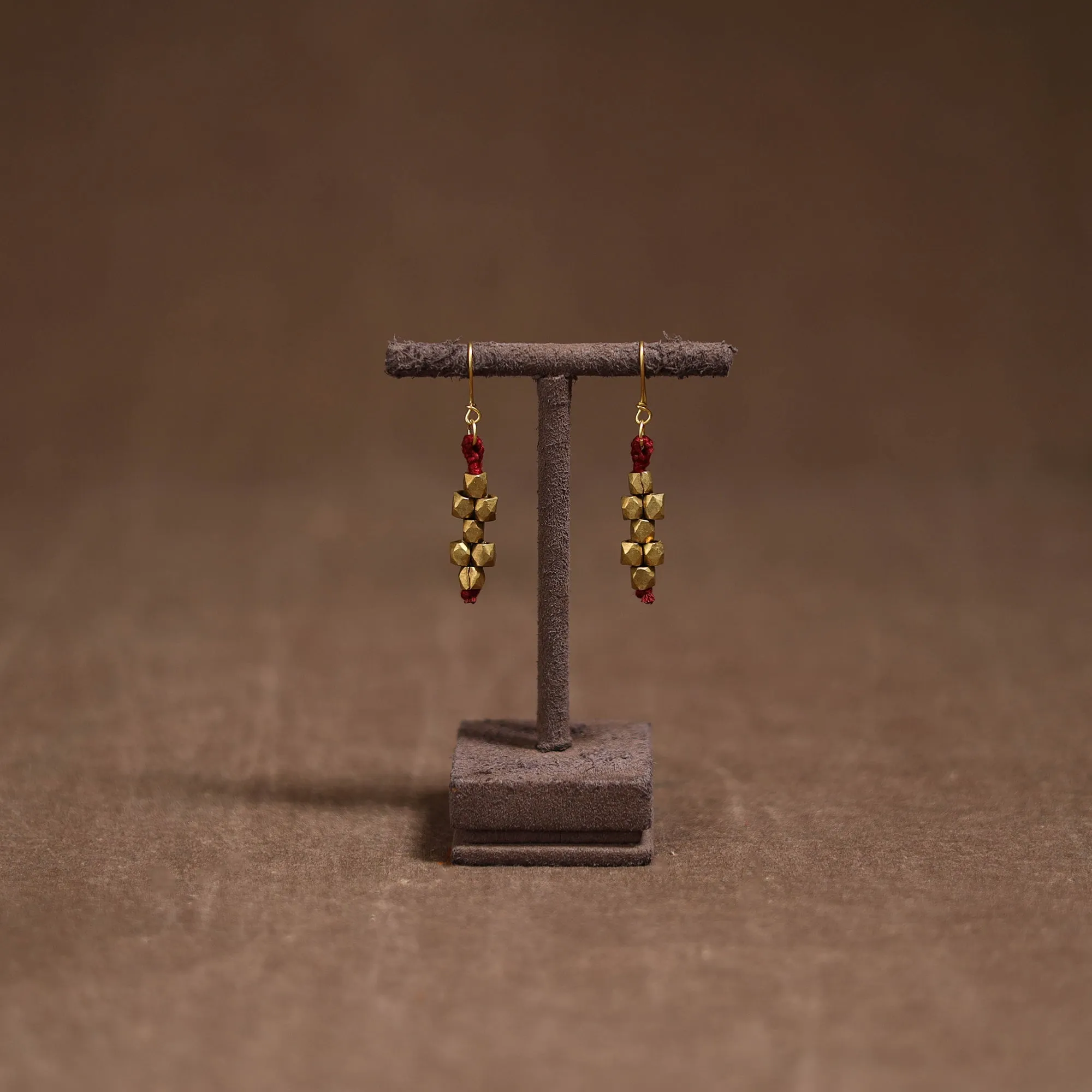 Tribal Odisha Dokra Threadwork Handmade Earrings 99 sold by Itokri