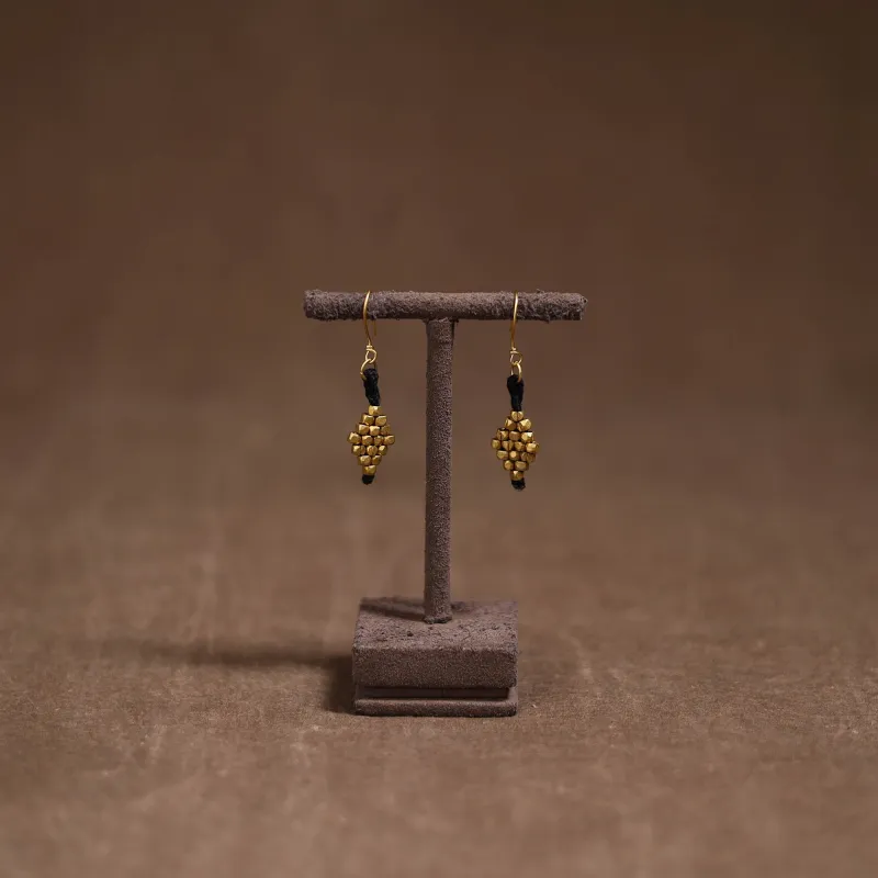 Tribal Odisha Dokra Threadwork Handmade Earrings 76 made by Itokri