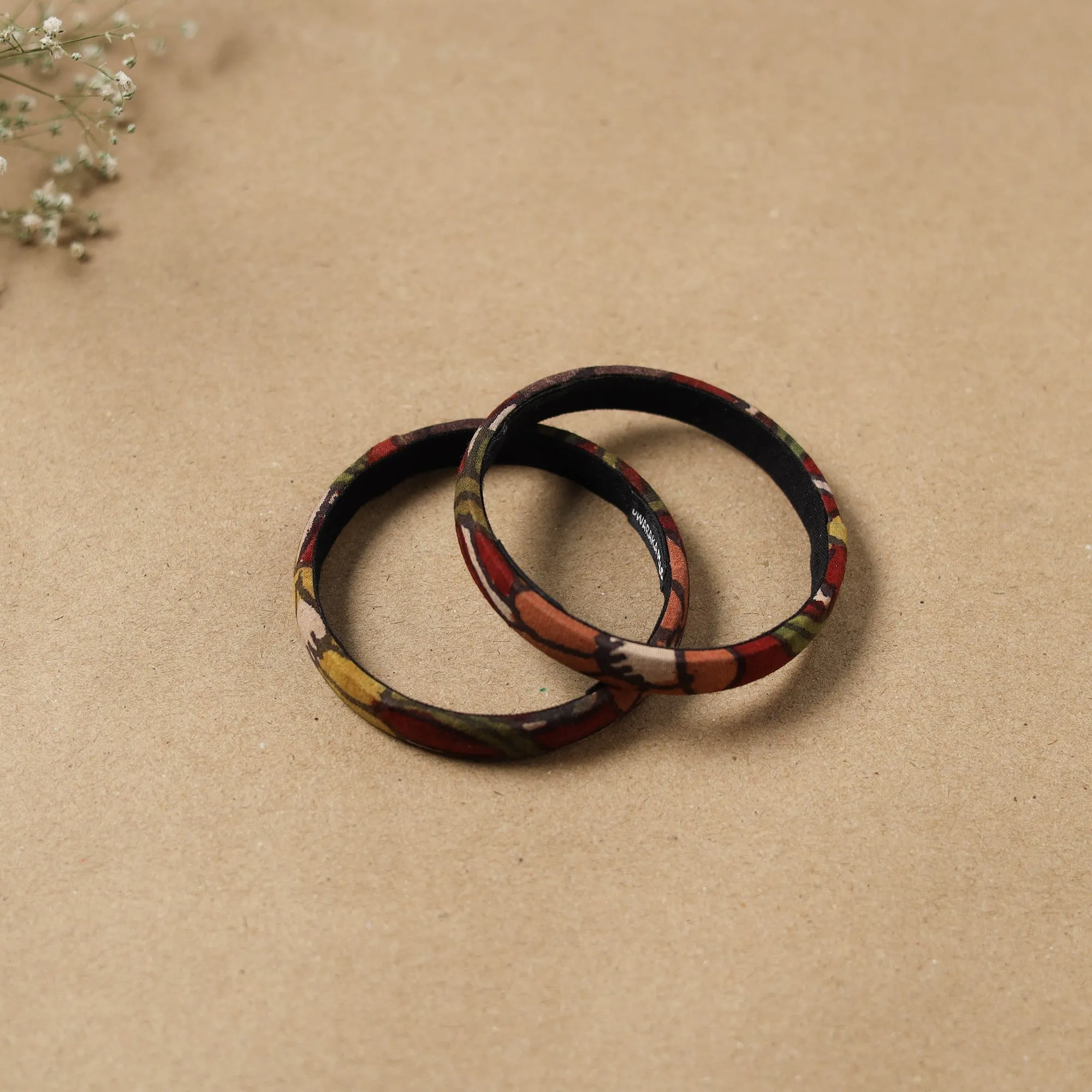 Natural Dyed Handpainted Kalamkari Bangle SO2 (Size - 2-8) 44 sold by Itokri