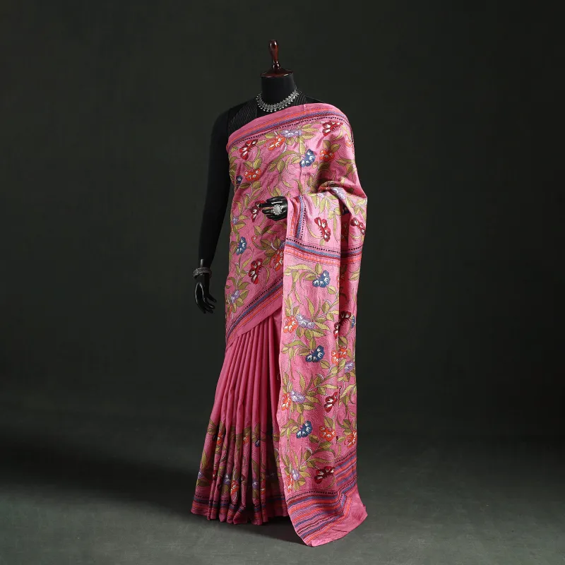 Bengal Kantha Heavy Hand Embroidered Pure Silk Saree 07 made by Itokri