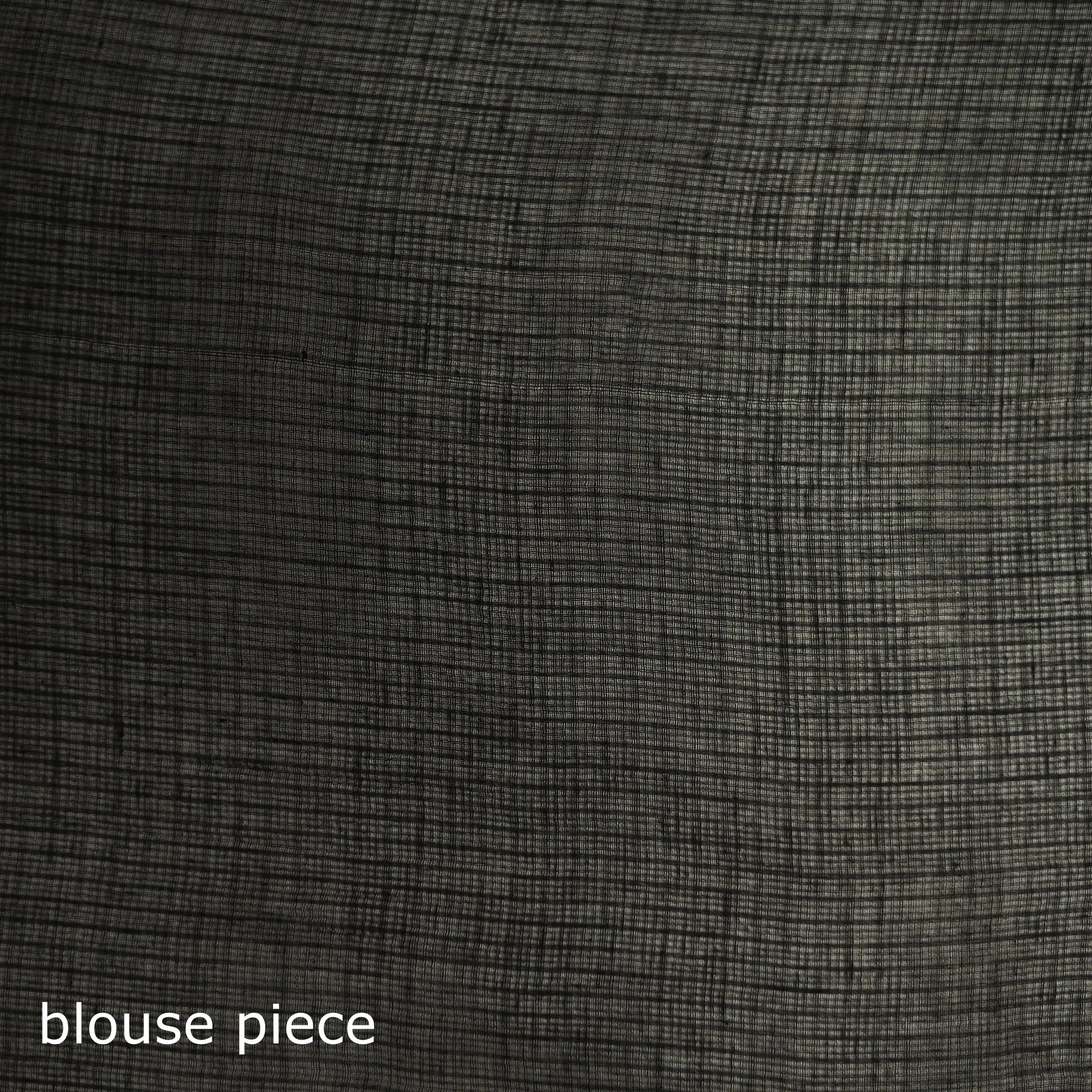 Black - Nazaakat Kota Doria Cotton Plain Saree with Blouse & Jewellery Set 36 sold by Itokri product image thumbnail 5
