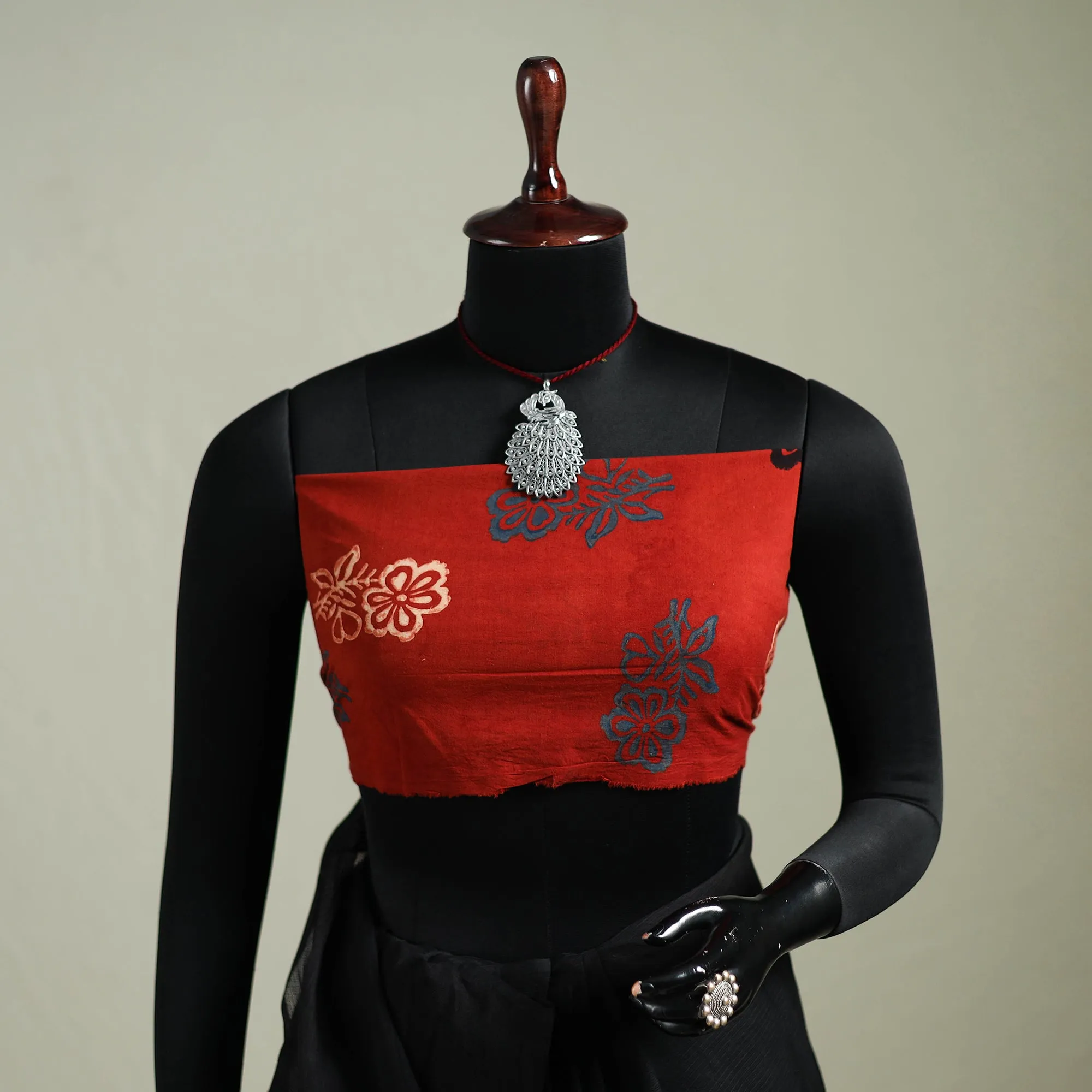 Black - Nazaakat Kota Doria Cotton Plain Saree with Blouse & Jewellery Set 15 sold by Itokri product image thumbnail 2