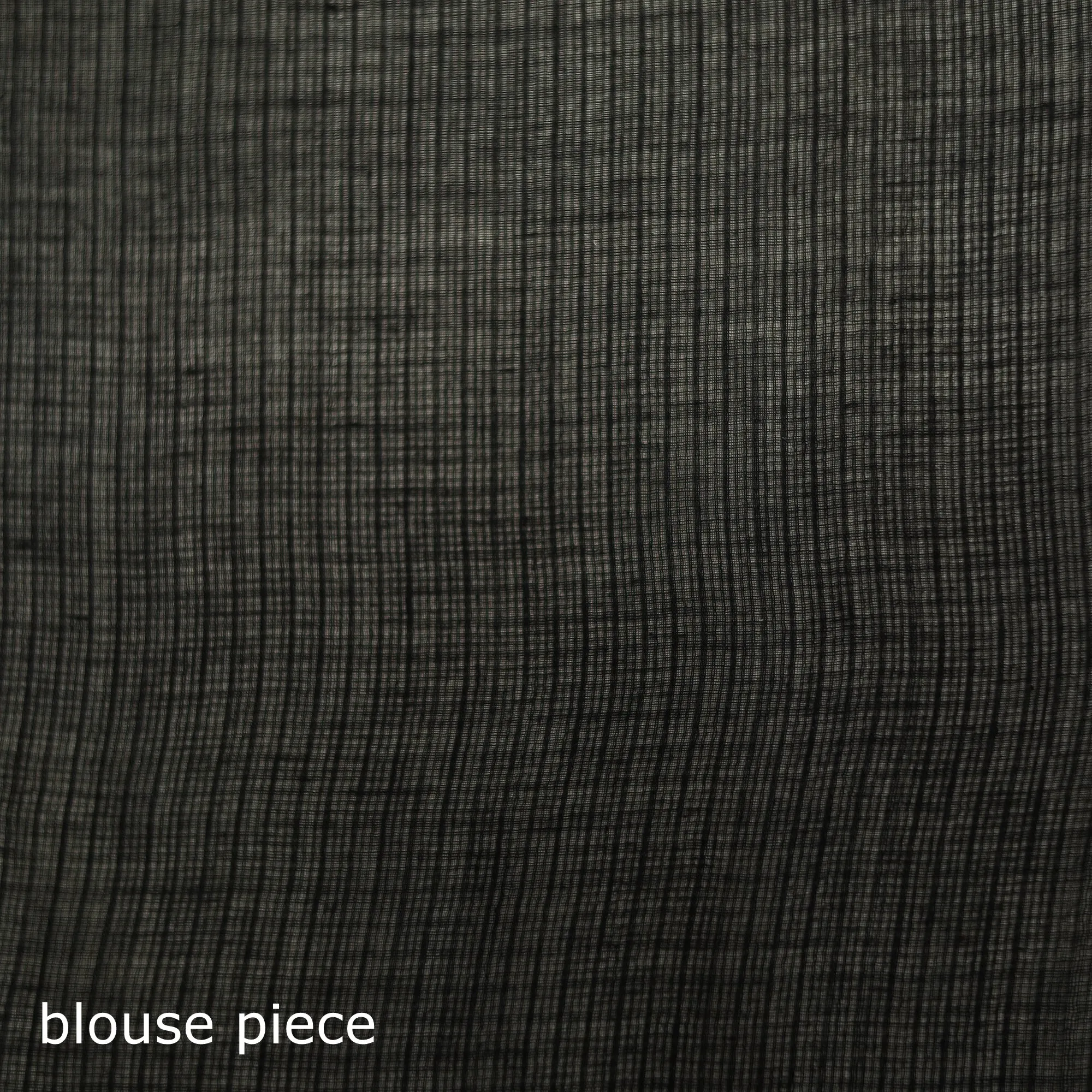 Black - Nazaakat Kota Doria Cotton Plain Saree with Blouse & Jewellery Set 15 sold by Itokri product image thumbnail 5