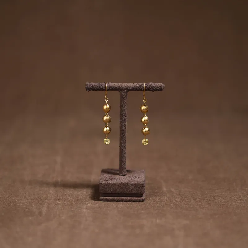 Tribal Odisha Dokra Handmade Earrings 117 made by Itokri