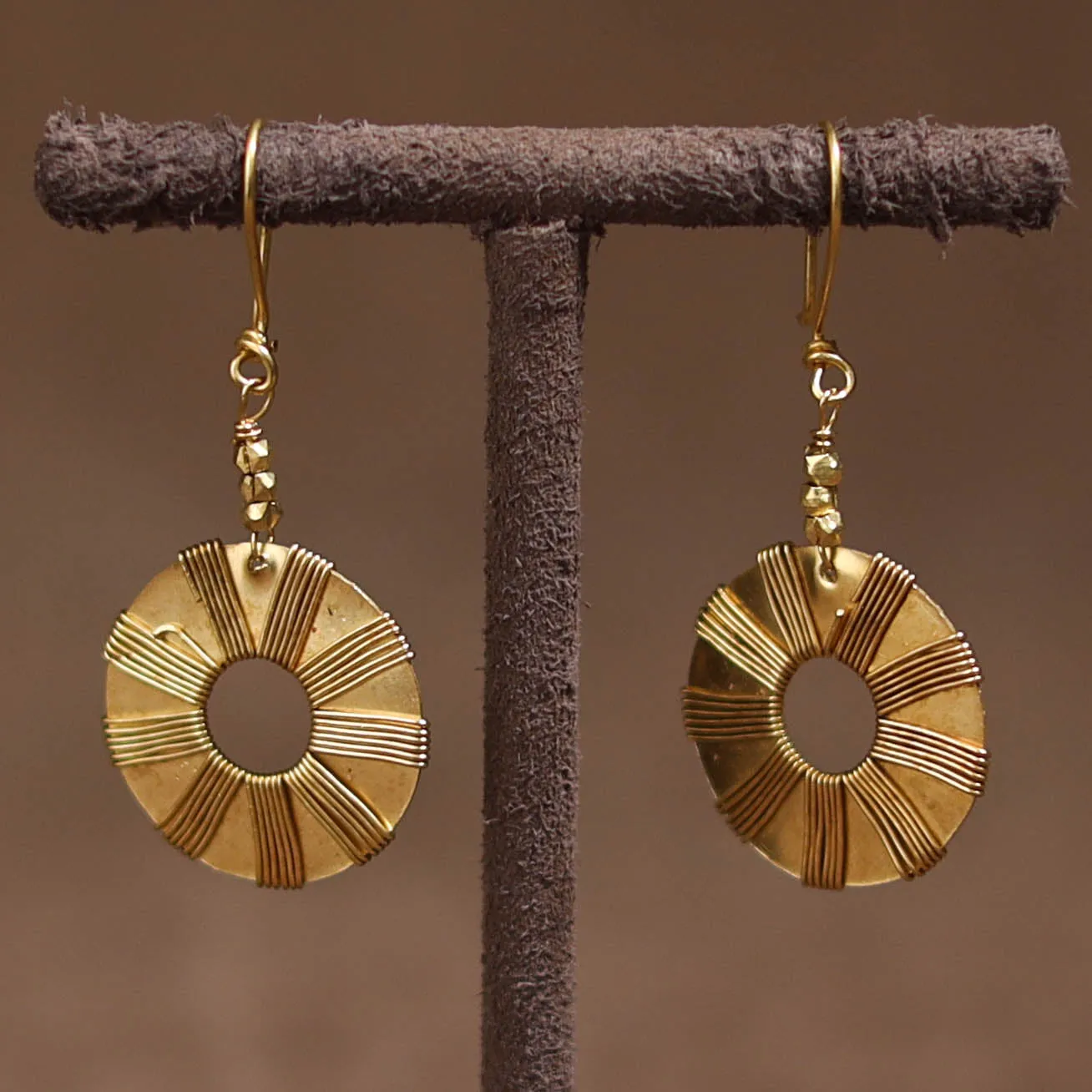 Tribal Odisha Dokra Handmade Earrings 121 sold by Itokri product image thumbnail 2