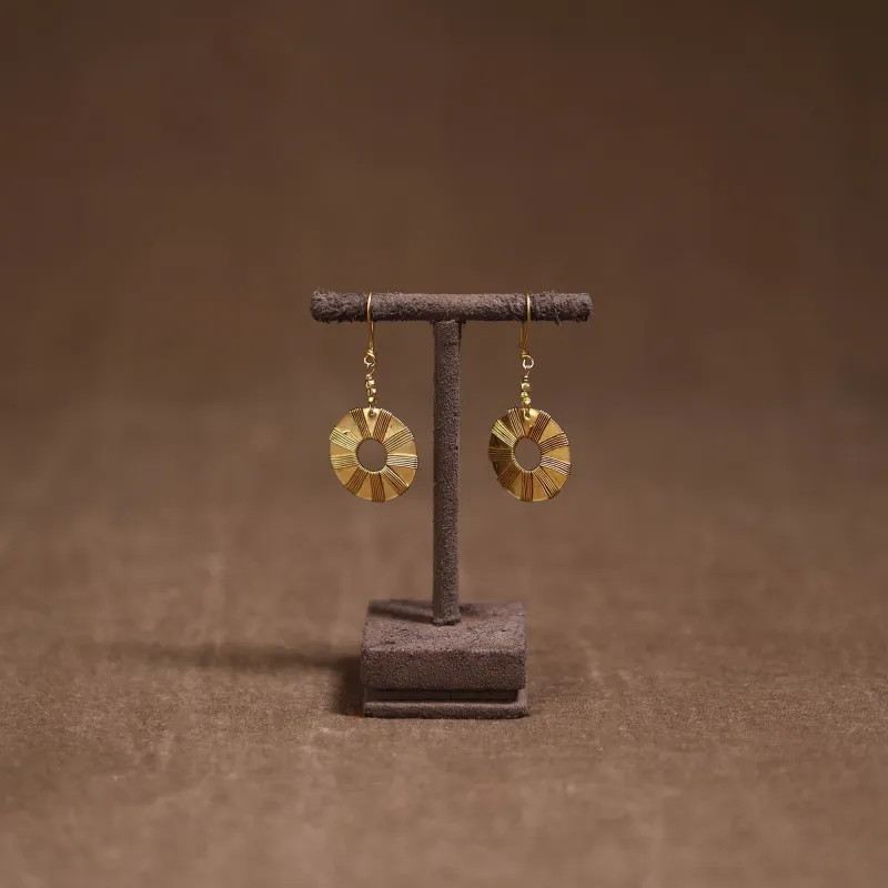 Tribal Odisha Dokra Handmade Earrings 121 made by Itokri
