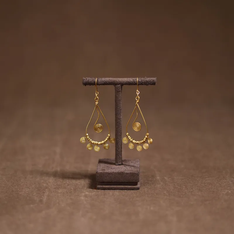 Tribal Odisha Dokra Handmade Earrings 124 made by Itokri