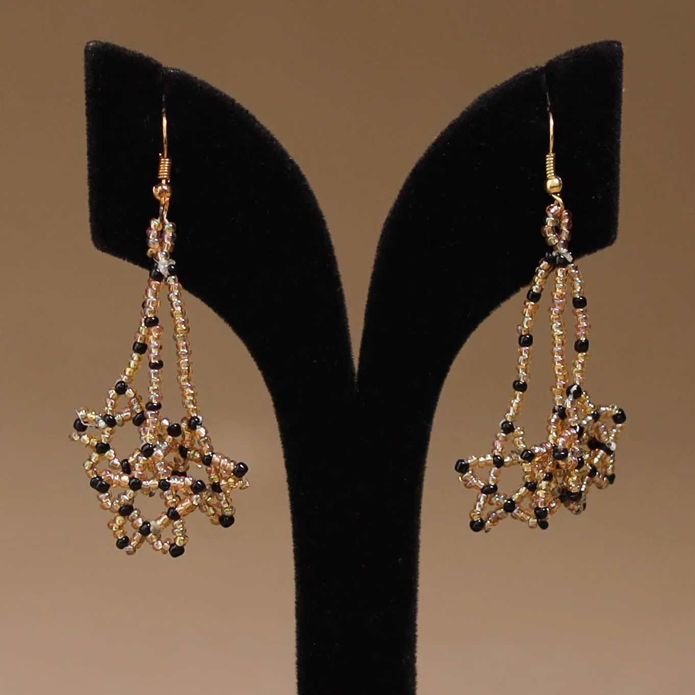 Yellow - Handmade Beadwork Earrings 73 sold by Itokri product image thumbnail 2