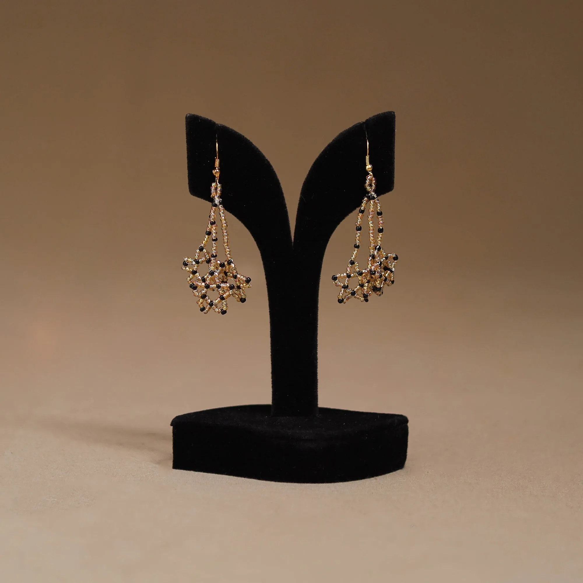 Yellow - Handmade Beadwork Earrings 73 sold by Itokri