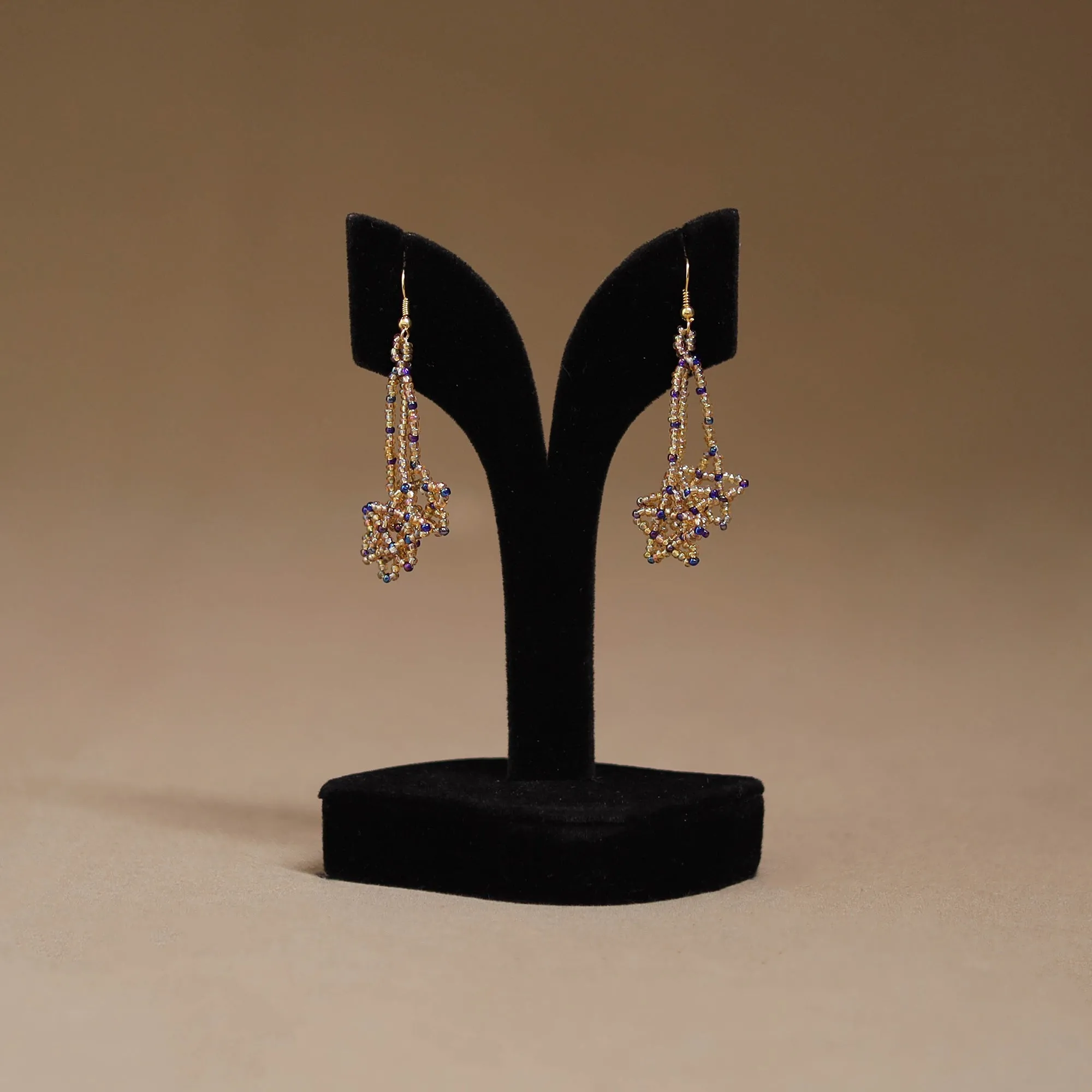 Yellow - Handmade Beadwork Earrings 72 sold by Itokri